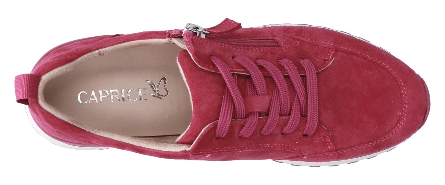 Caprice Keilsneaker, Freizeitschuh, Halbschuh, Schnürschuh in Komfortweite G (= weit)