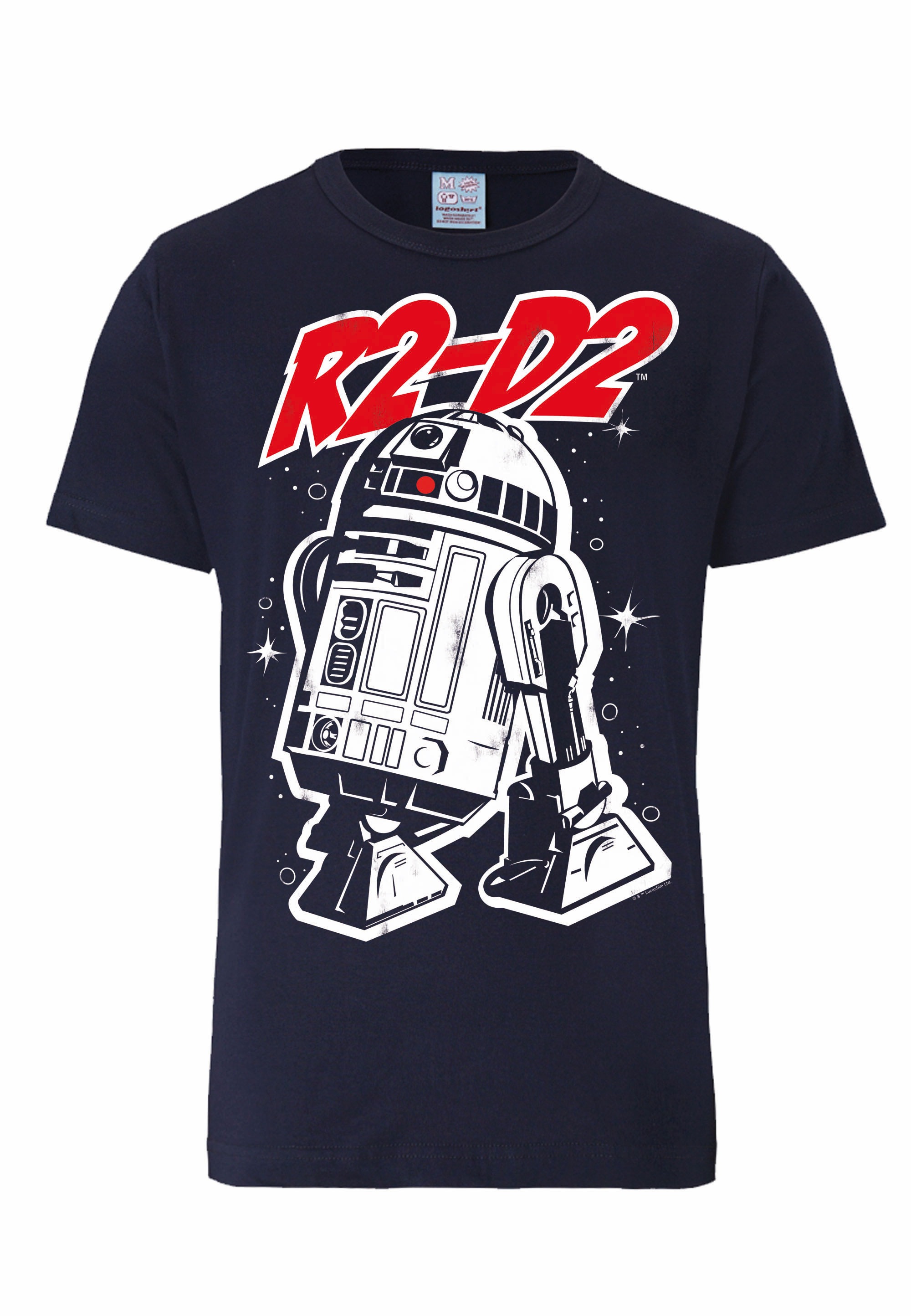 LOGOSHIRT T-Shirt »R2-D2«, mit coolem Frontmotiv ▷ für | BAUR