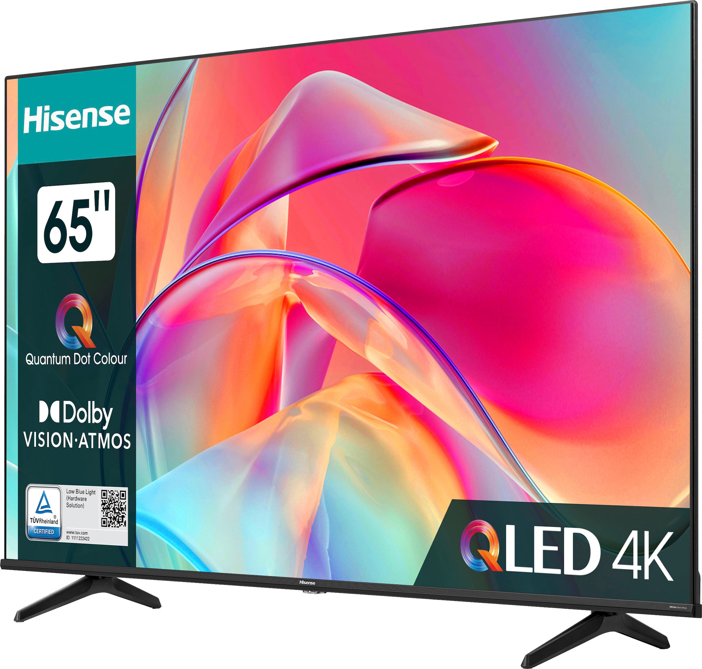 Hisense QLED-Fernseher »65E7KQ«, 164 cm/65 Zoll, 4K Ultra HD, Smart-TV |  BAUR