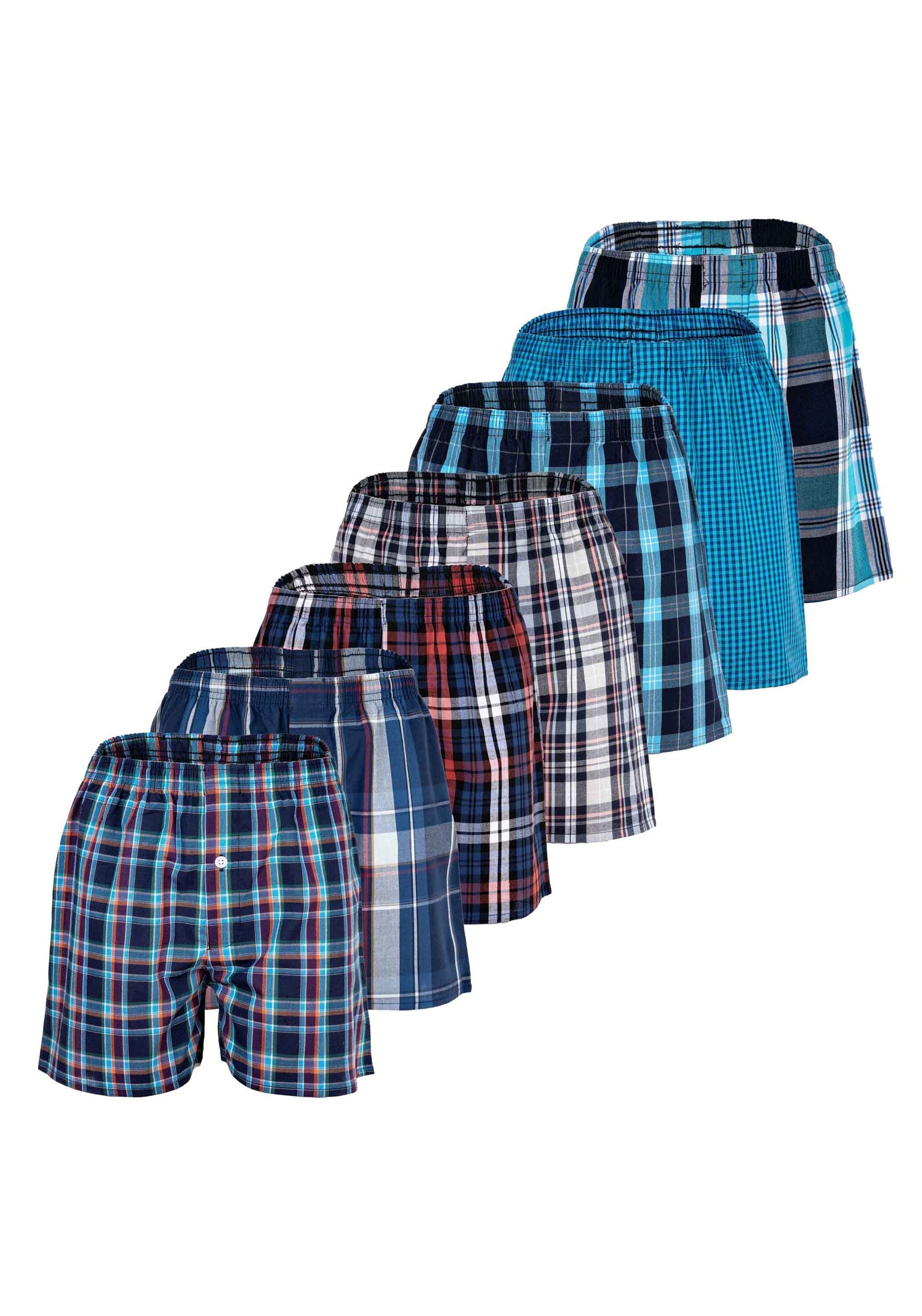 YOURBASICS Webboxer "Web-Boxershorts 7er Pack"