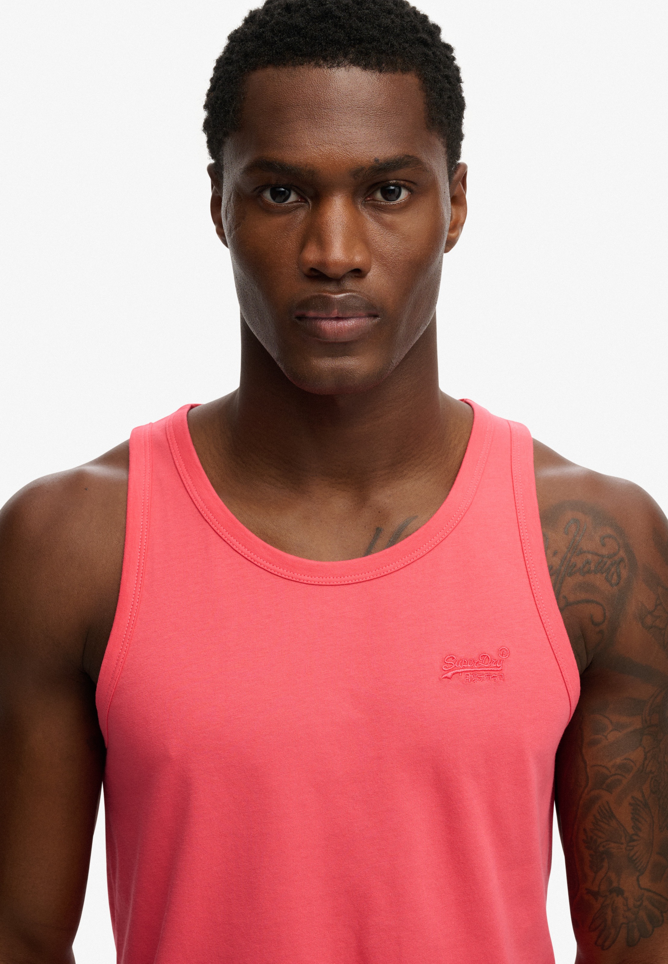 Superdry Essential Logo Vest UB Tanktop Paradise Pink M 3