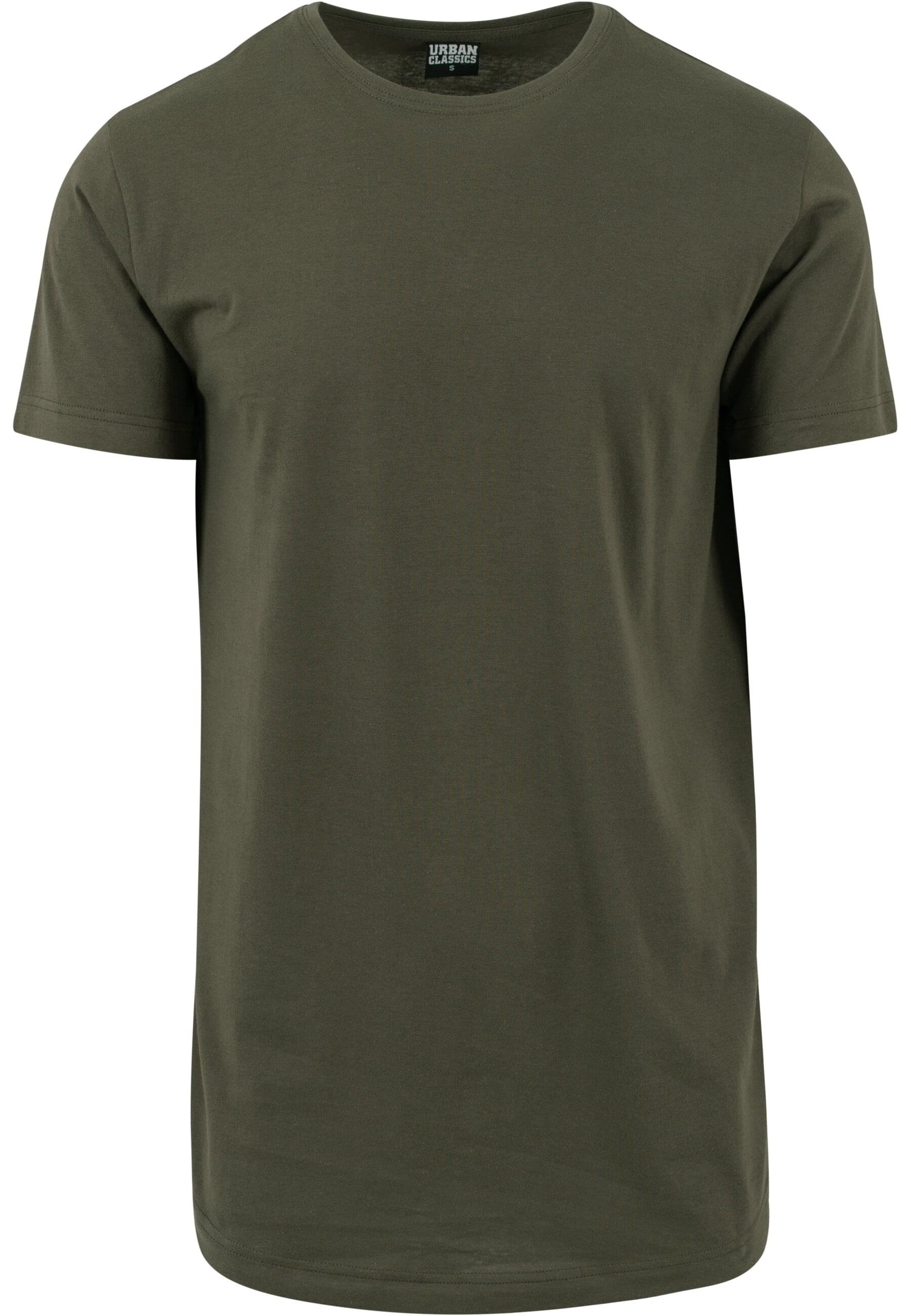 URBAN CLASSICS Kurzarmshirt "Urban Classics Herren Shaped Long Tee"