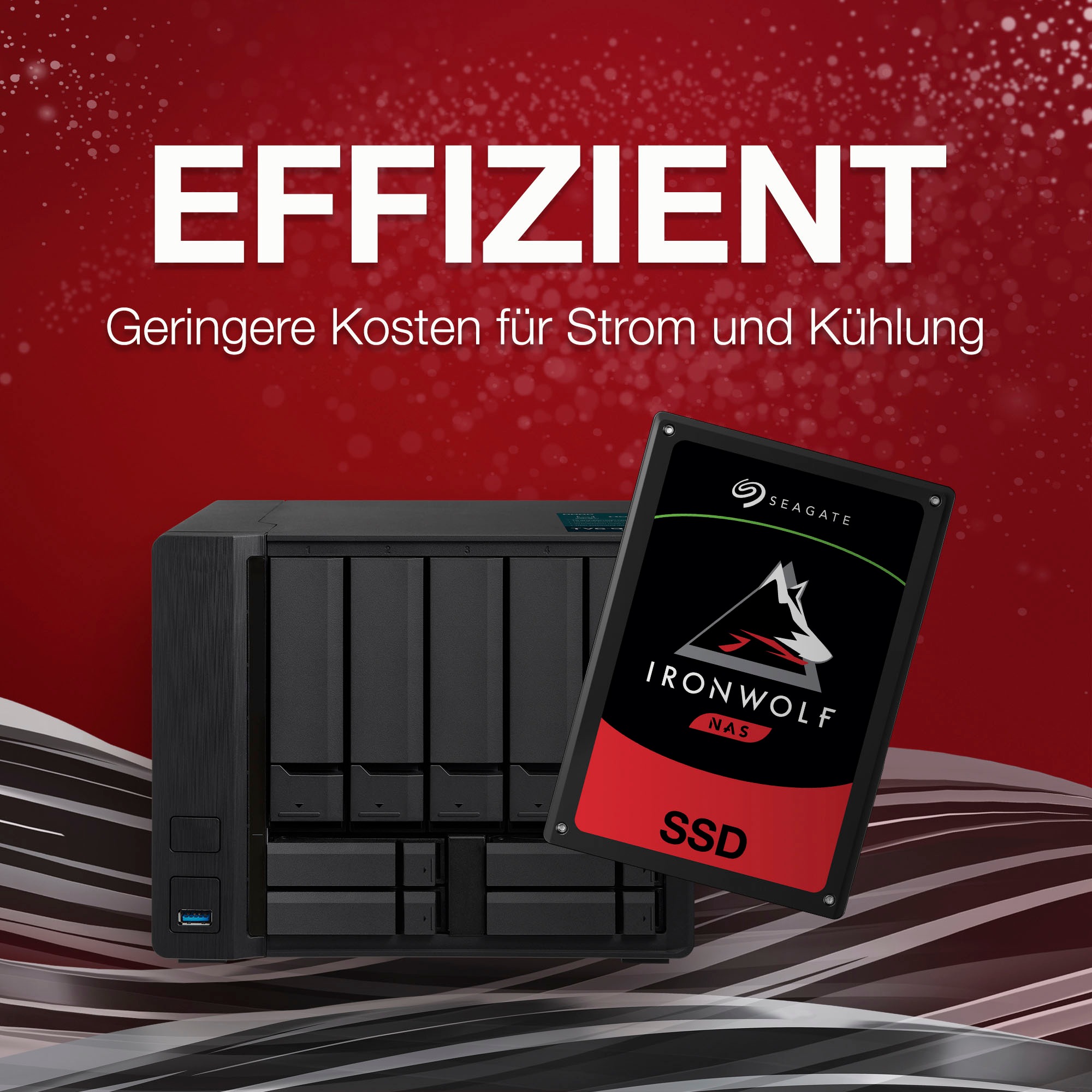 Seagate interne SSD »IronWolf 110«, 2,5 Zoll, Anschluss SATA III