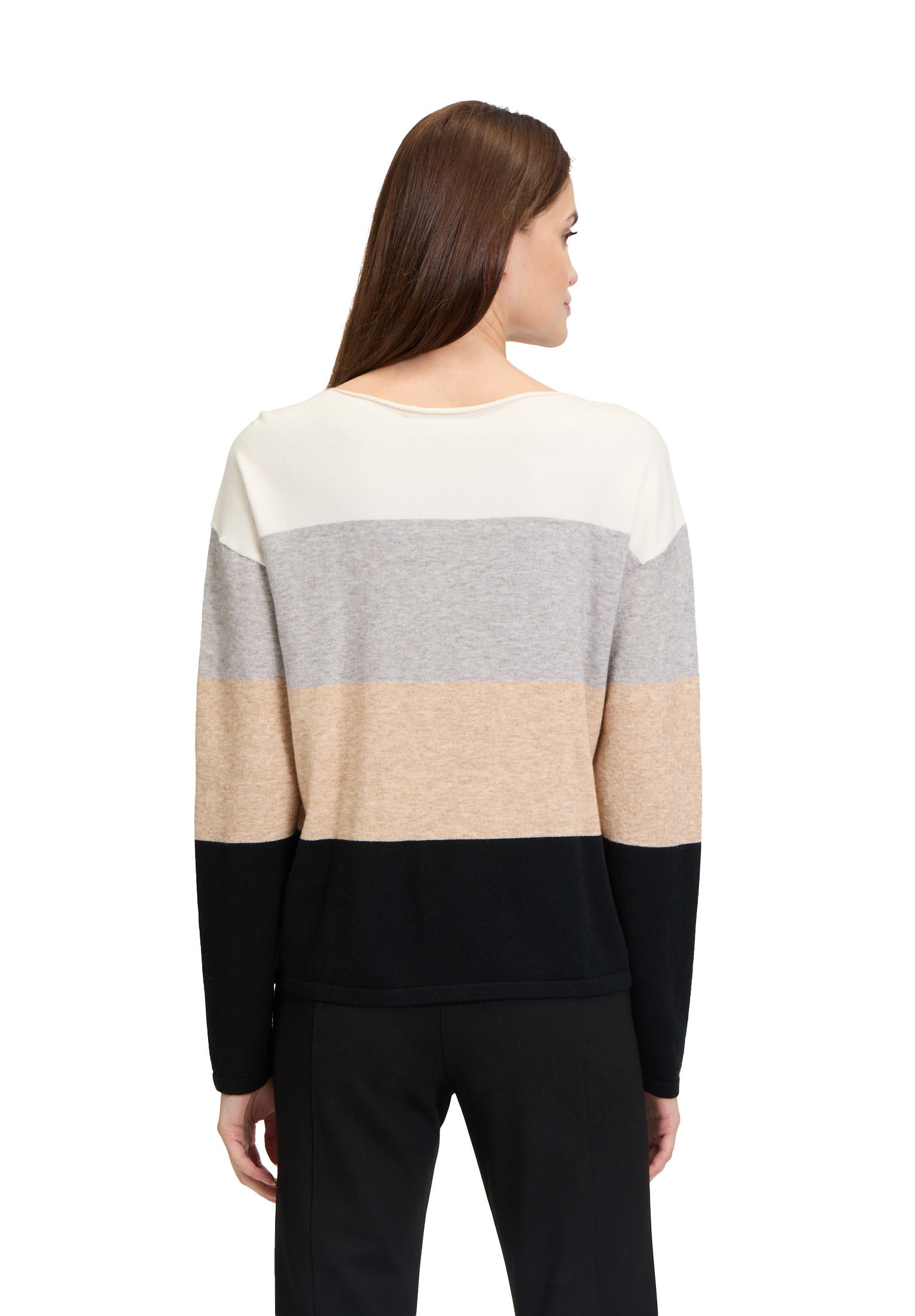 Betty Barclay Strickpullover »Betty Barclay Feinstrickpullover mit Color Blocking«, (1 tlg.), Material