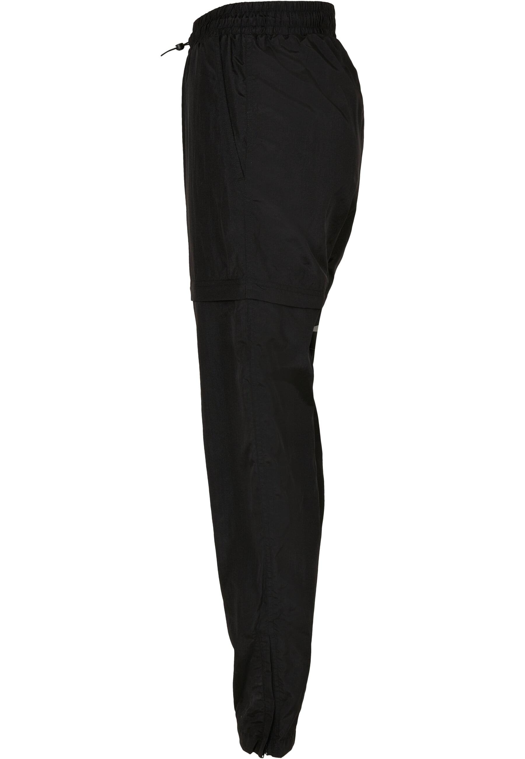 URBAN CLASSICS Stoffhose »Urban Classics Damen Ladies Shiny Crinkle Nylon Zip Pants«, (1 tlg.)