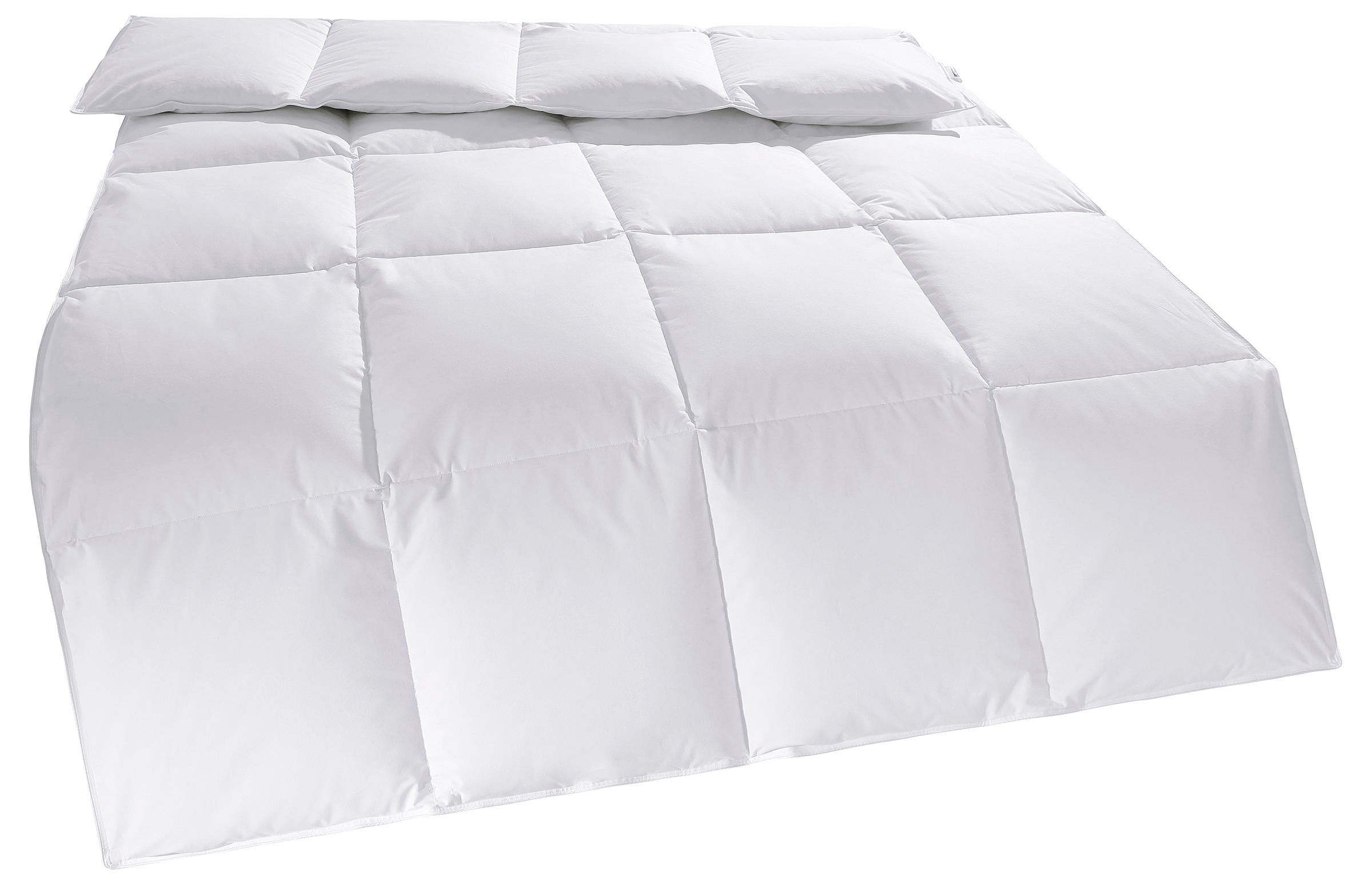 Thumbnail - OTTO home Daunenbettdecke + Kopfkissen "Cyra Set, Bettdecke 135x200 & 155x220 cm mit Kissen 80x80 cm" Set, wo besonders ...