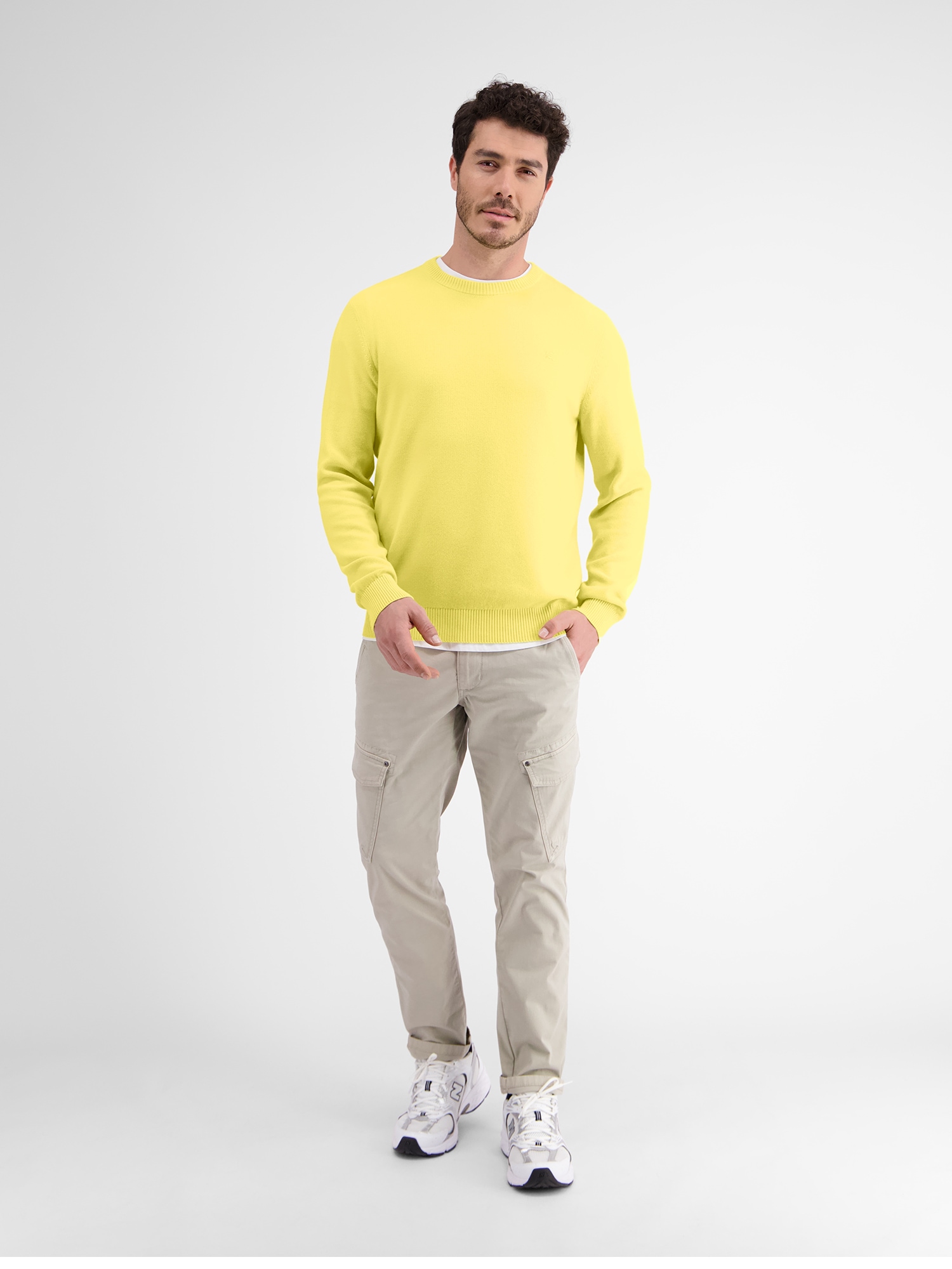 LERROS Strickpullover »LERROS Crewneck Strickpullover«