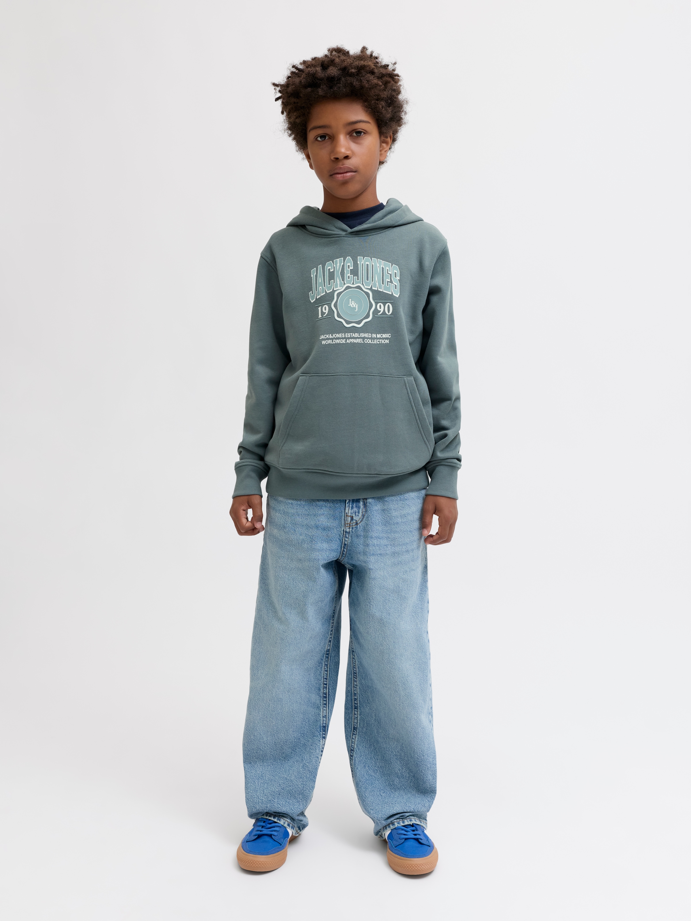 Jack & Jones Junior Kapuzensweatshirt »JJMAKO SWEAT HOOD JNR«
