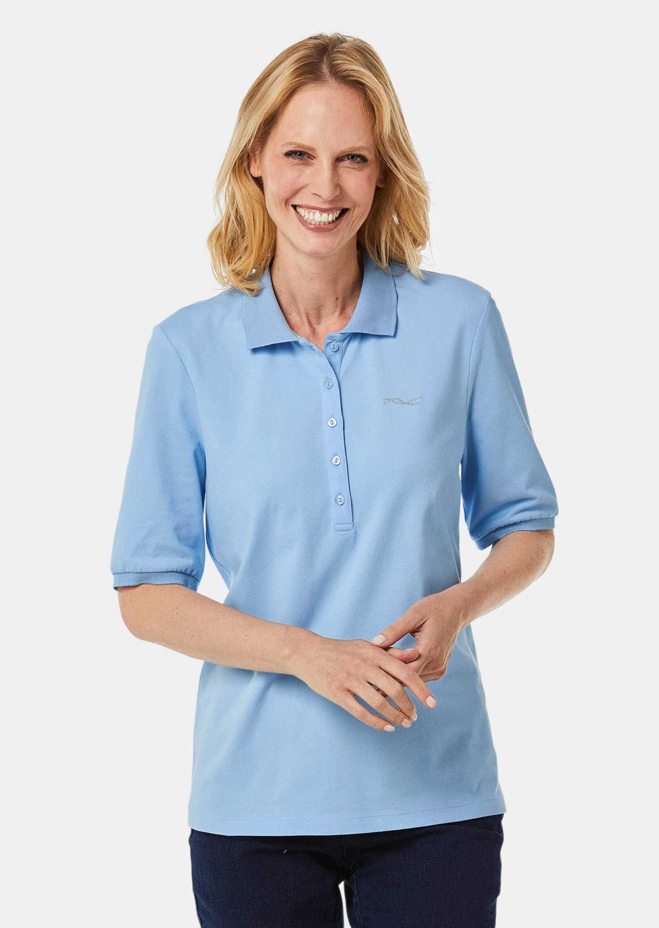 GOLDNER Poloshirt »Poloshirt Poloshirt in hochwertiger Pikee-Qualität«