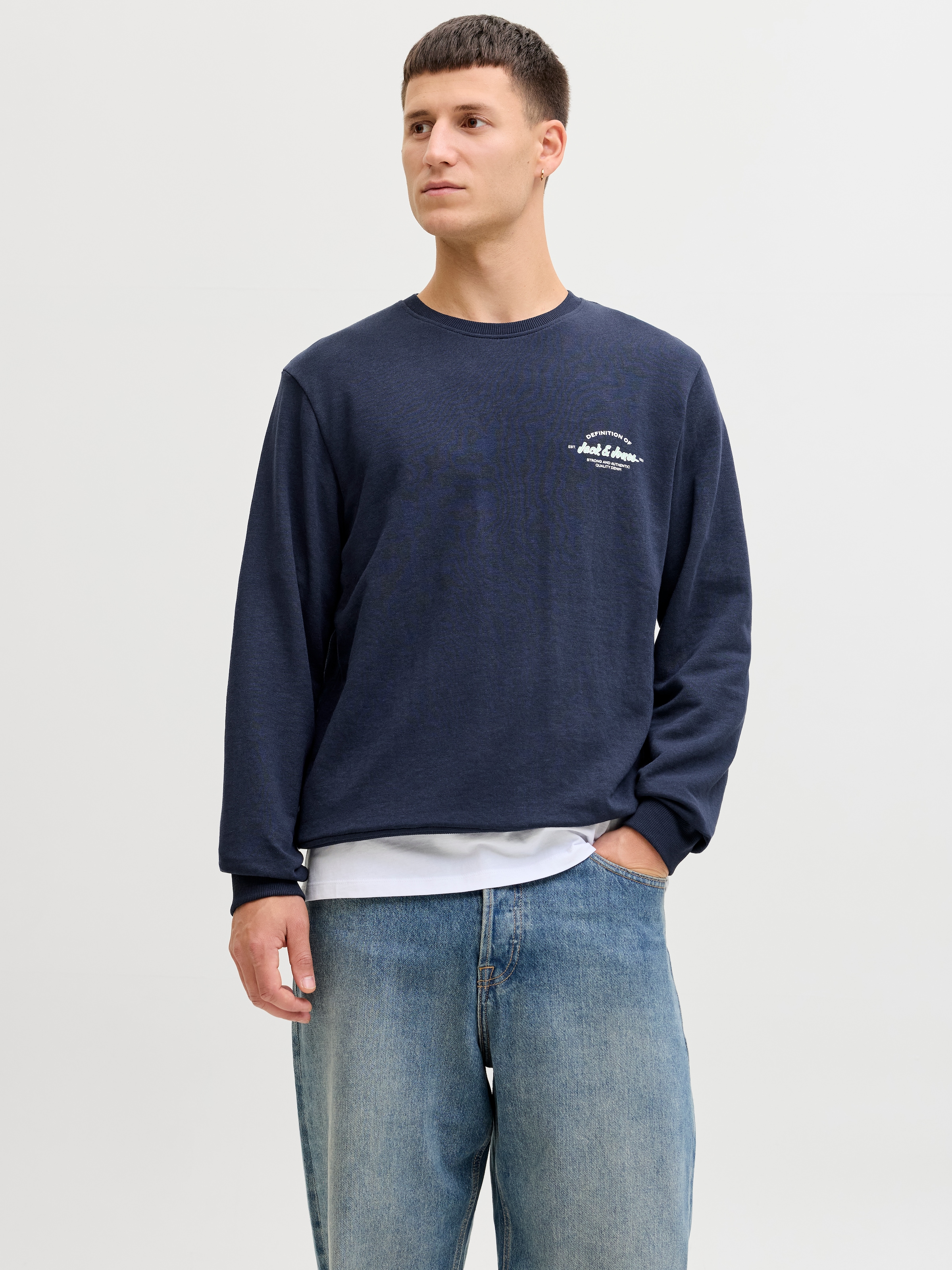 Jack & Jones Sweatshirt "JJBRANDON SWEAT CREW NECK" günstig online kaufen