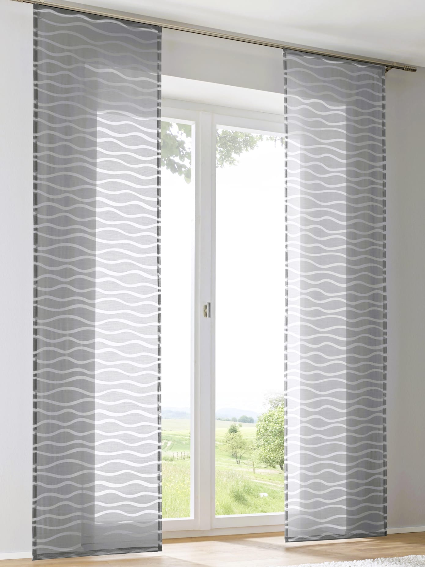 heine home Schiebegardine Klettschiene 1 Stk. tlg.