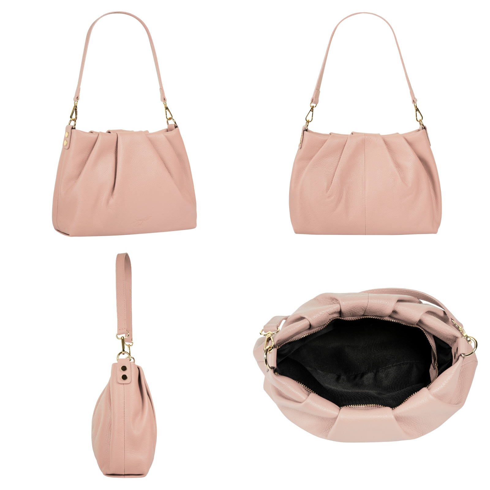 Samantha Look Umhängetasche, echt Leder, Made in Italy günstig online kaufen