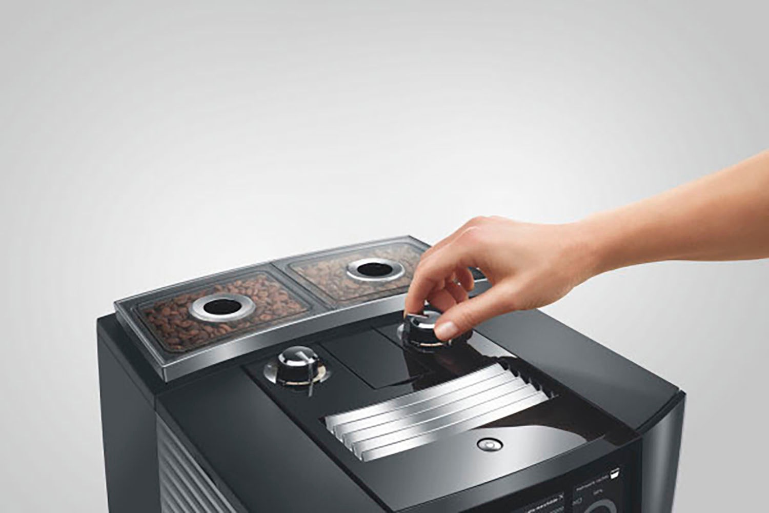 JURA Kaffeevollautomat »15561 J8 twin Diamond Black (EA)«