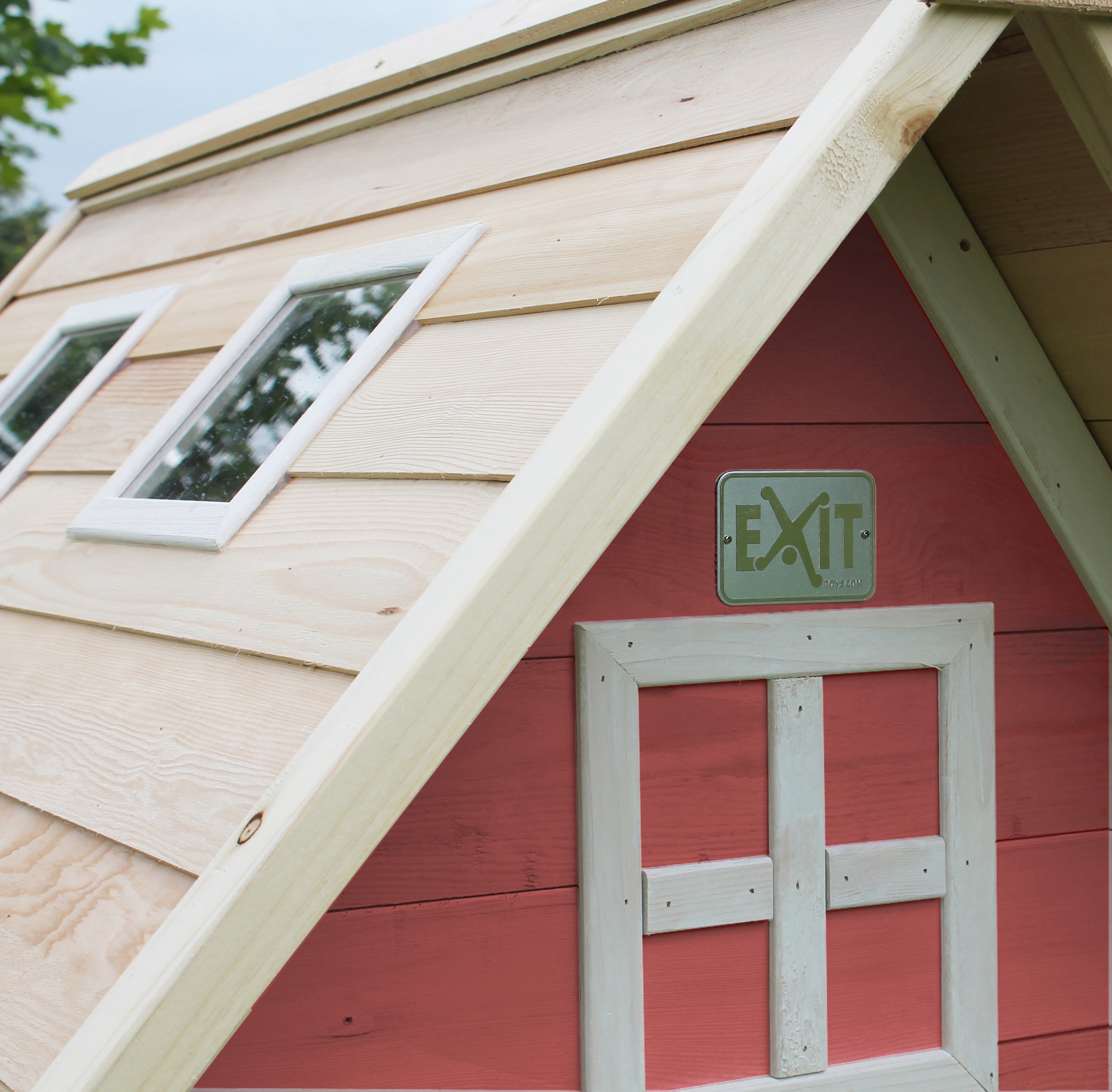 EXIT Spielhaus »Fantasia 100 rot« Dieses Produkt besteht aus FSC®-zertifiziertem Material.