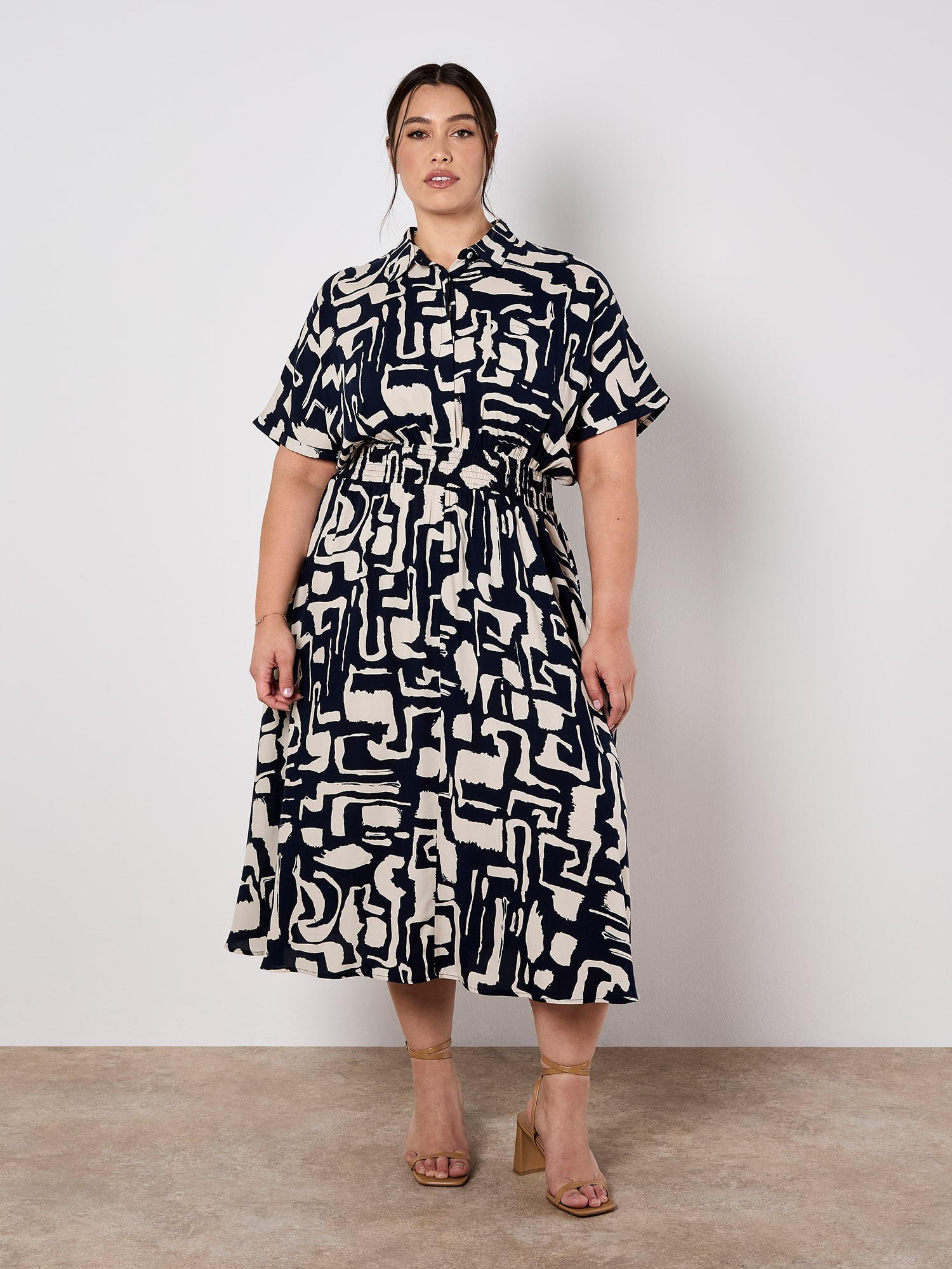 Apricot Midikleid »Midikleid« 1 tlg. mit Smokband