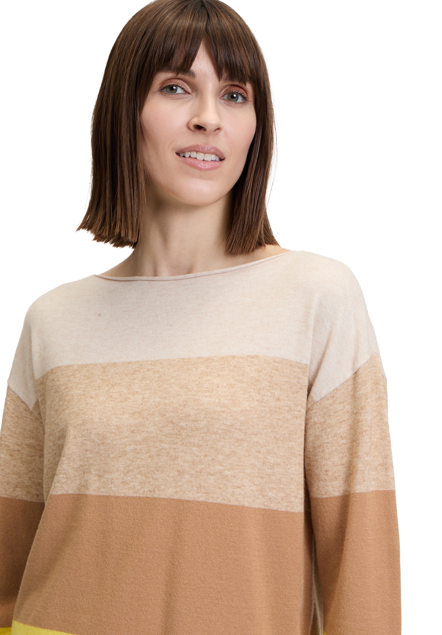 Betty Barclay Strickpullover »Betty Barclay Feinstrickpullover mit Color Blocking«, (1 tlg.), Material
