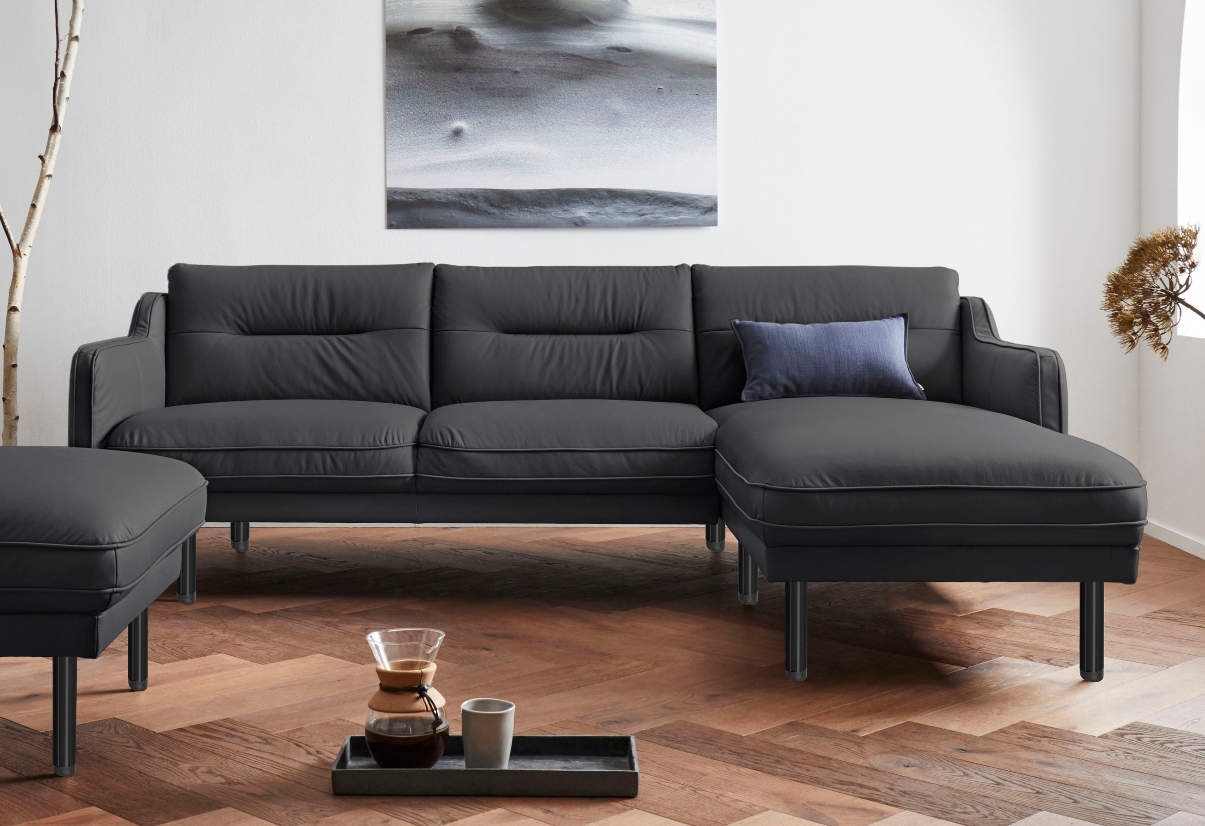 andas Ecksofa "Nordfyn L-Form", edles Design in 3 Bezugsqualitäten, Design günstig online kaufen