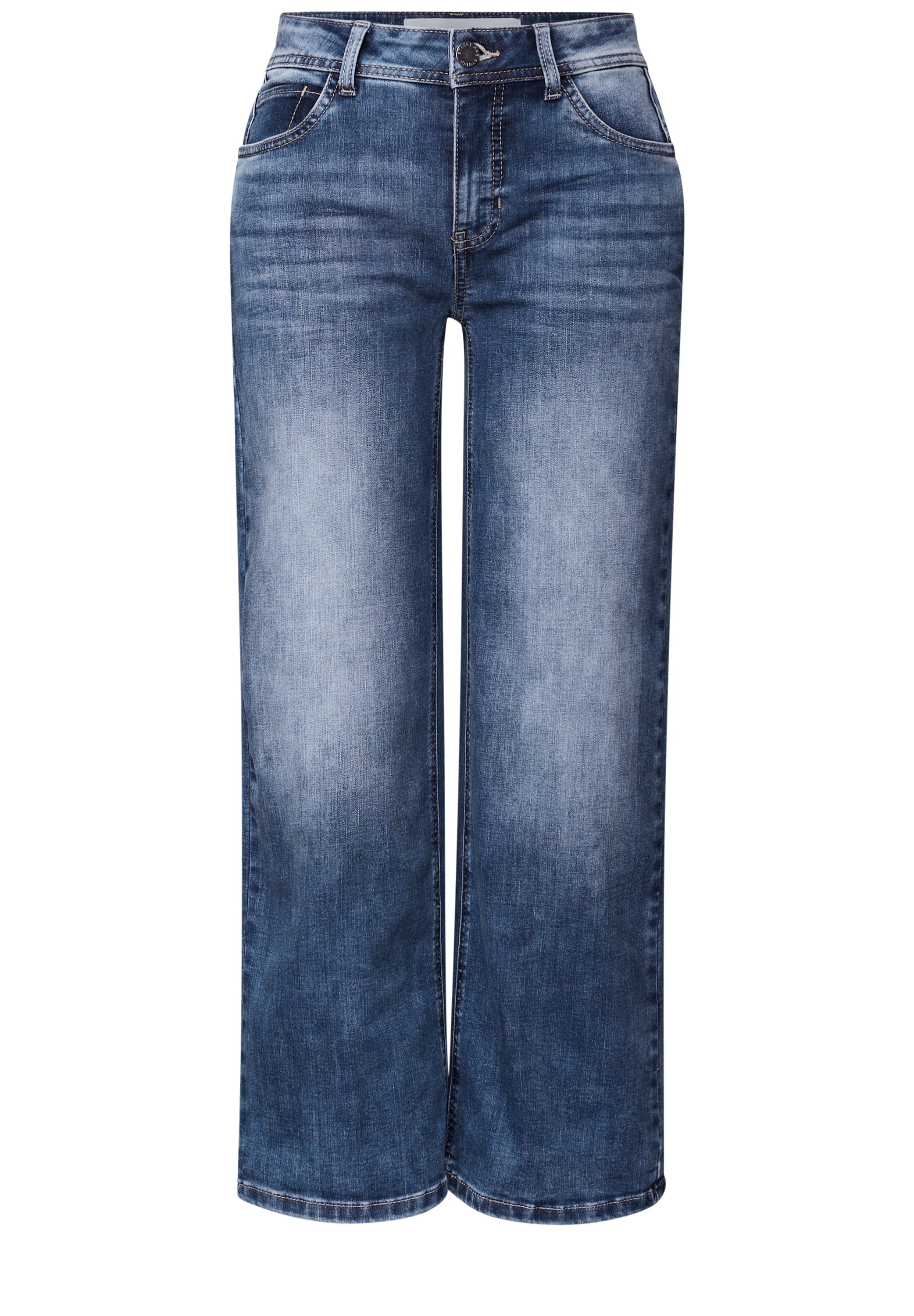 STREET ONE STUDIO Weite Jeans, mit Wide Legs