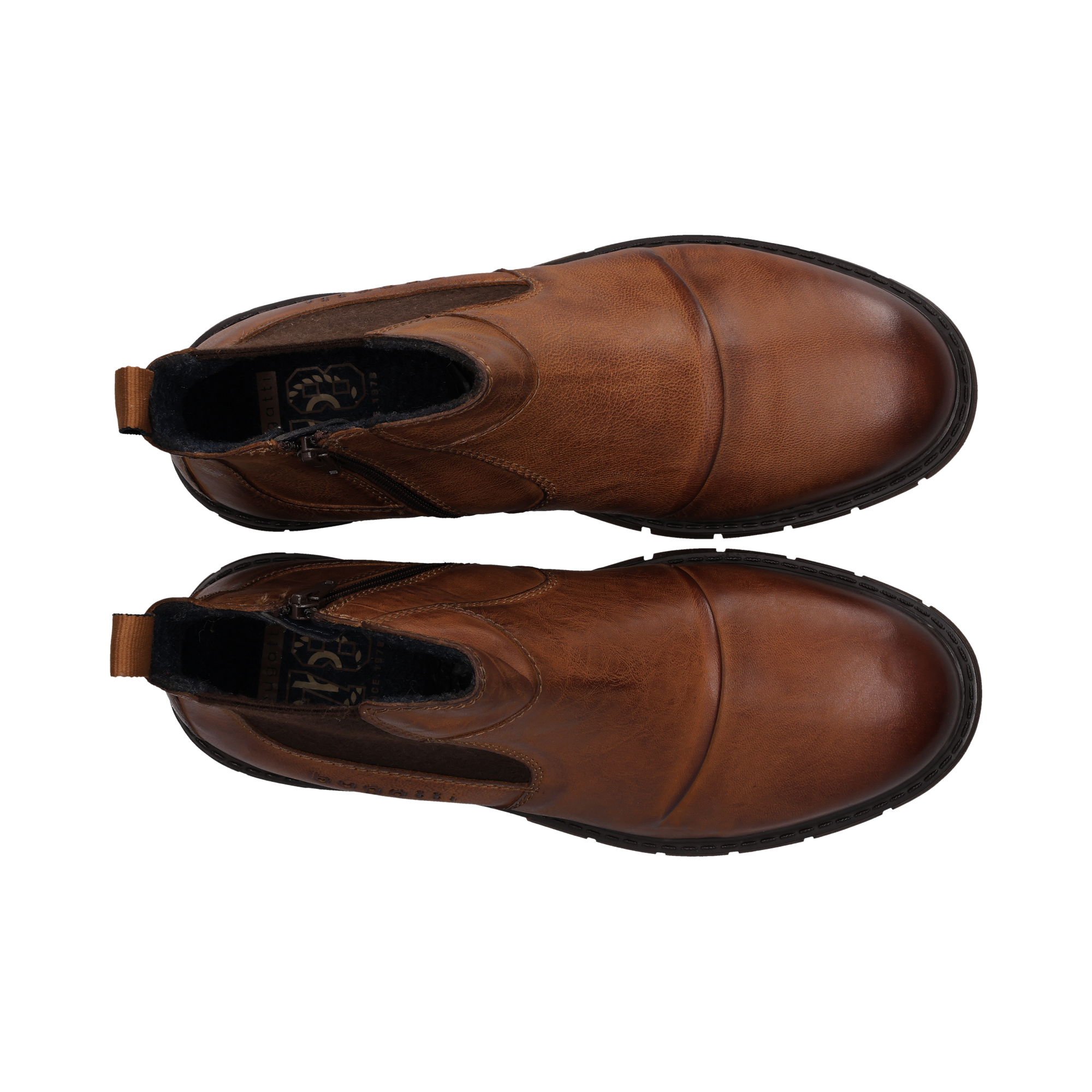 bugatti Chelseaboots  Stiefelette, Business-Boots mit Stretch, in Used-Optik