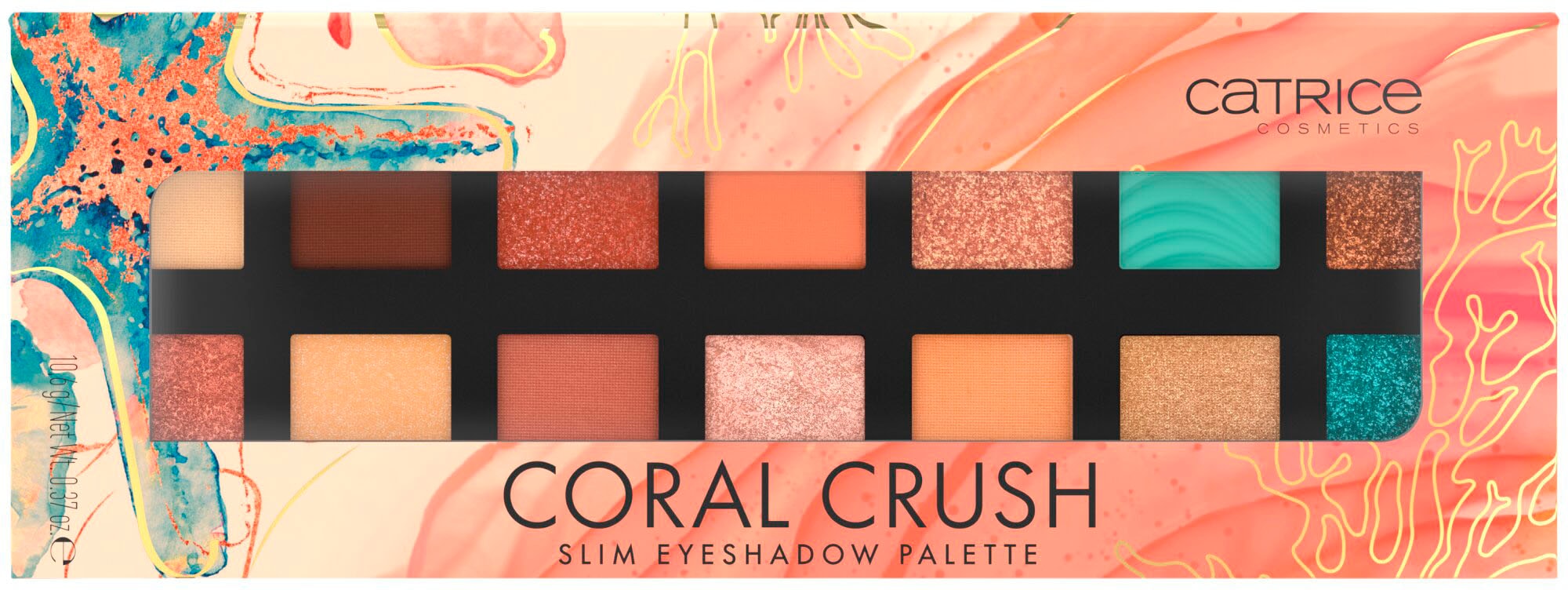 Catrice Lidschatten-Palette »Slim Eyeshadow Palette«, mit klassischen Farbtönen