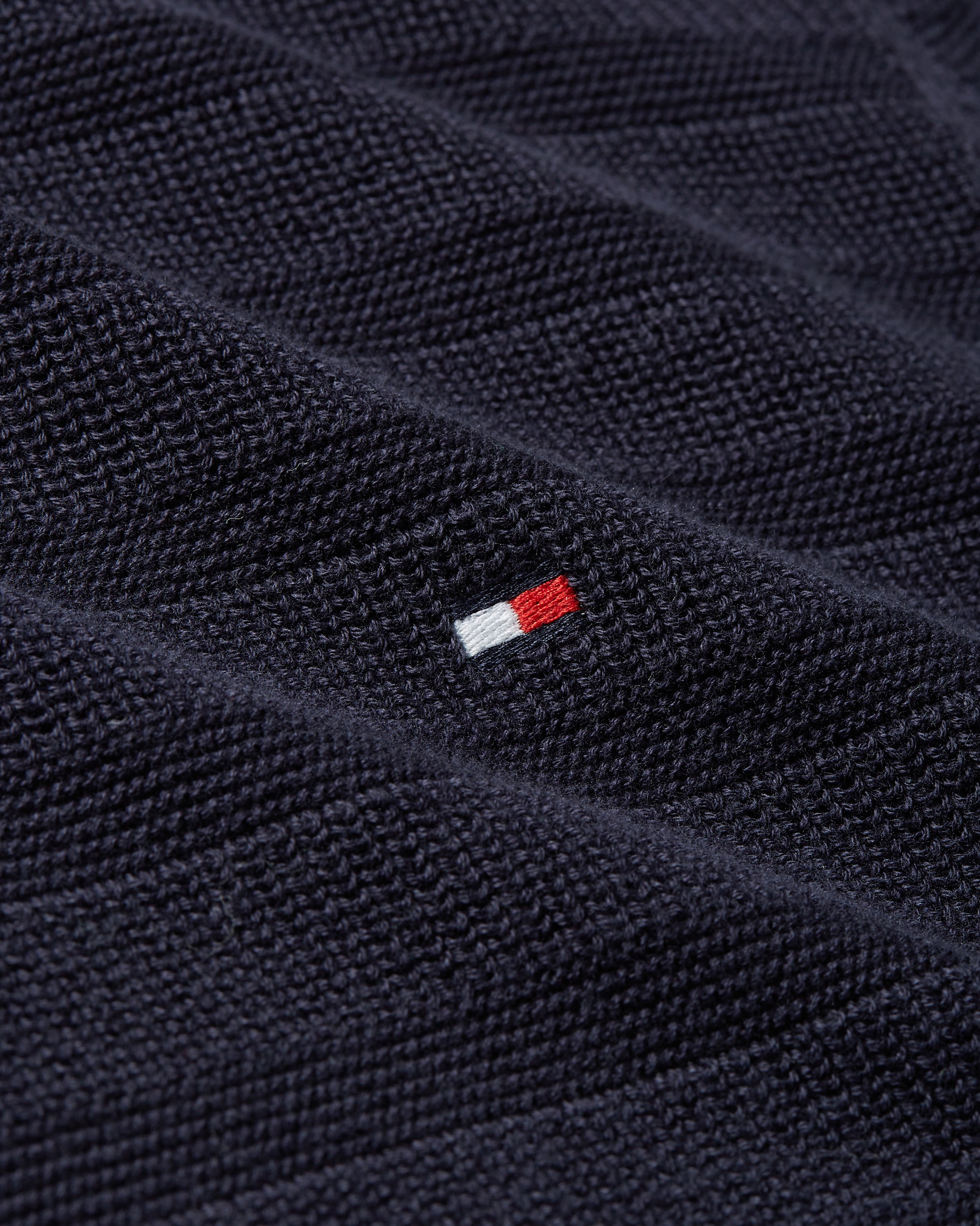 Tommy Hilfiger Troyer »STRIPE STRUCTURE ZIP MOCK«, mit modischer Struktur