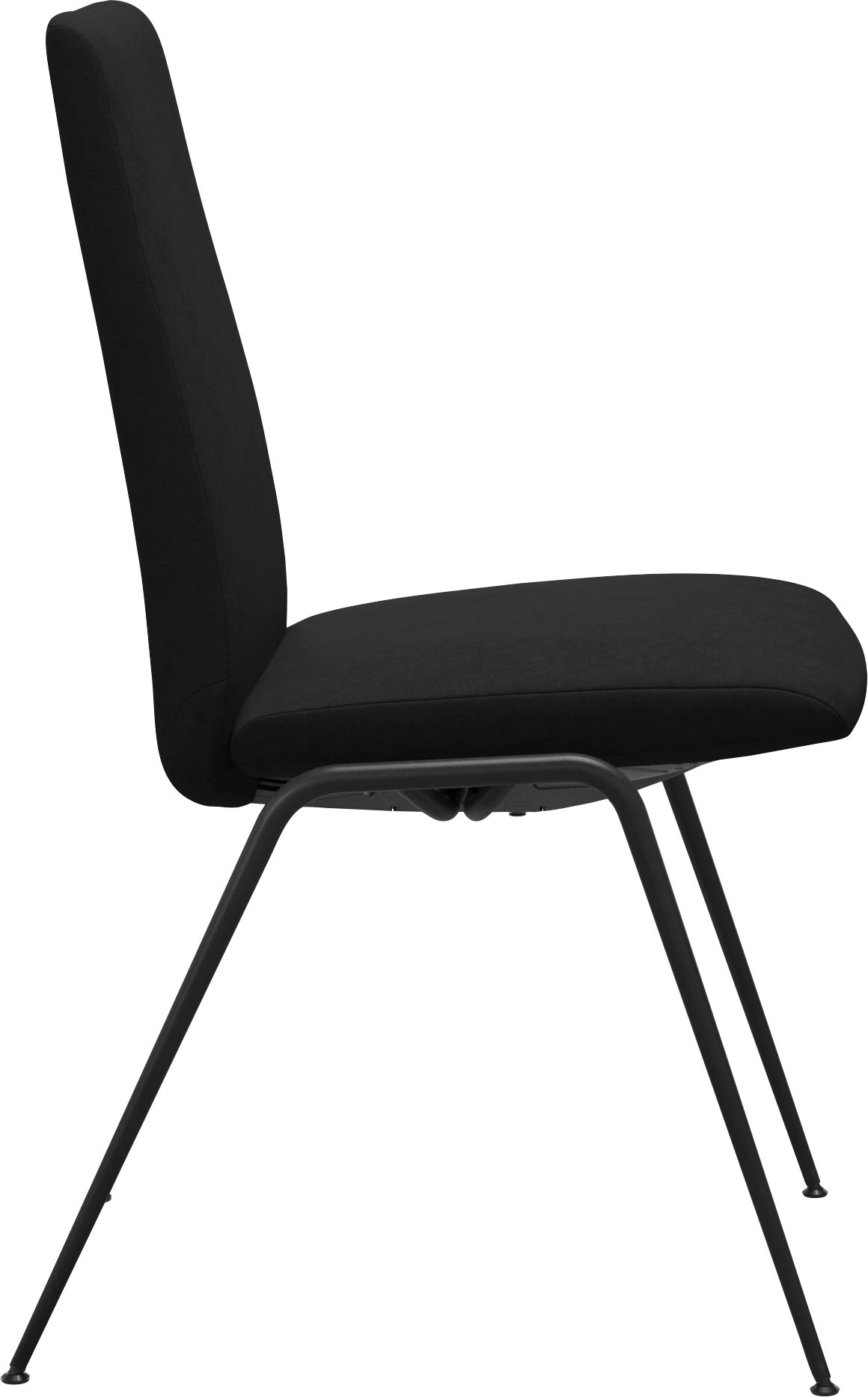 Stressless® Polsterstuhl »Laurel«, Microfaser DINAMICA, Low Back, Größe M, mit Beinen aus Stahl in Schwarz matt