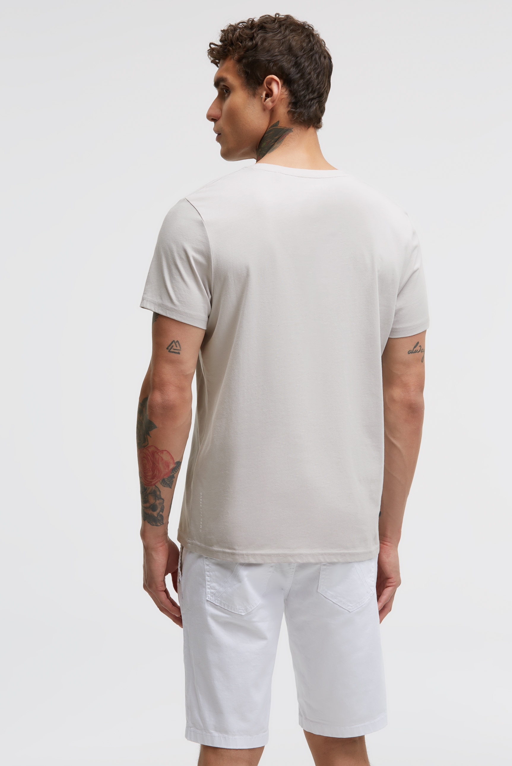 CMPD Rundhalsshirt aus Baumwolle