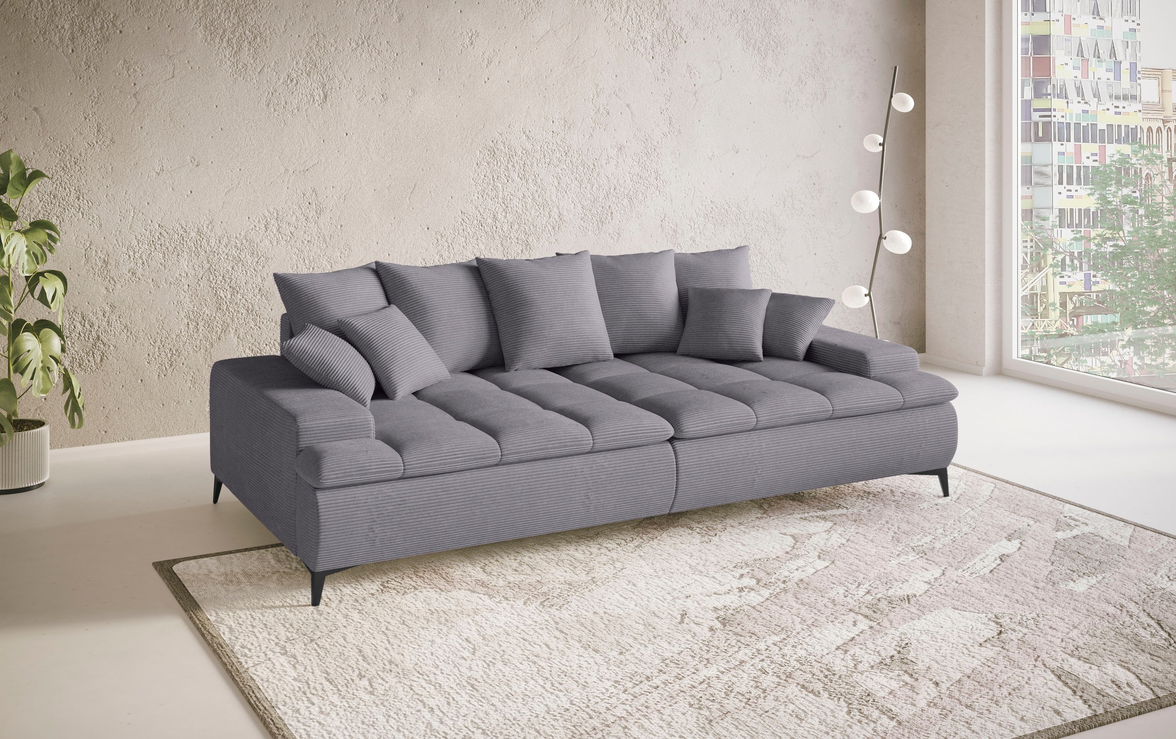 Mr. Couch Big-Sofa »Haiti III«, Mit Kaltschaum, bis 140 kg belastbar