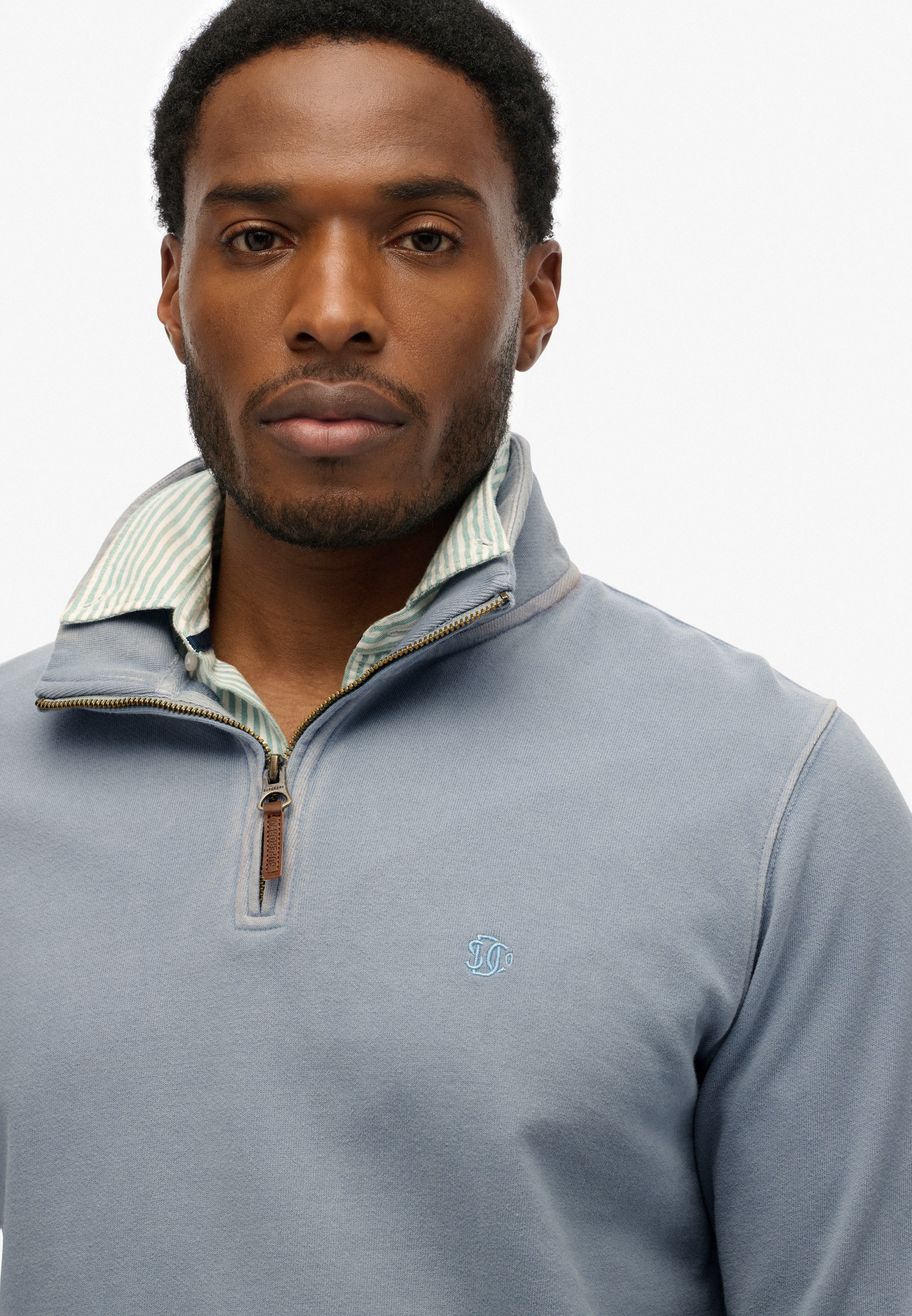 Superdry Sweatshirt "CLASSIC ESSENTIAL HENLEY" günstig online kaufen