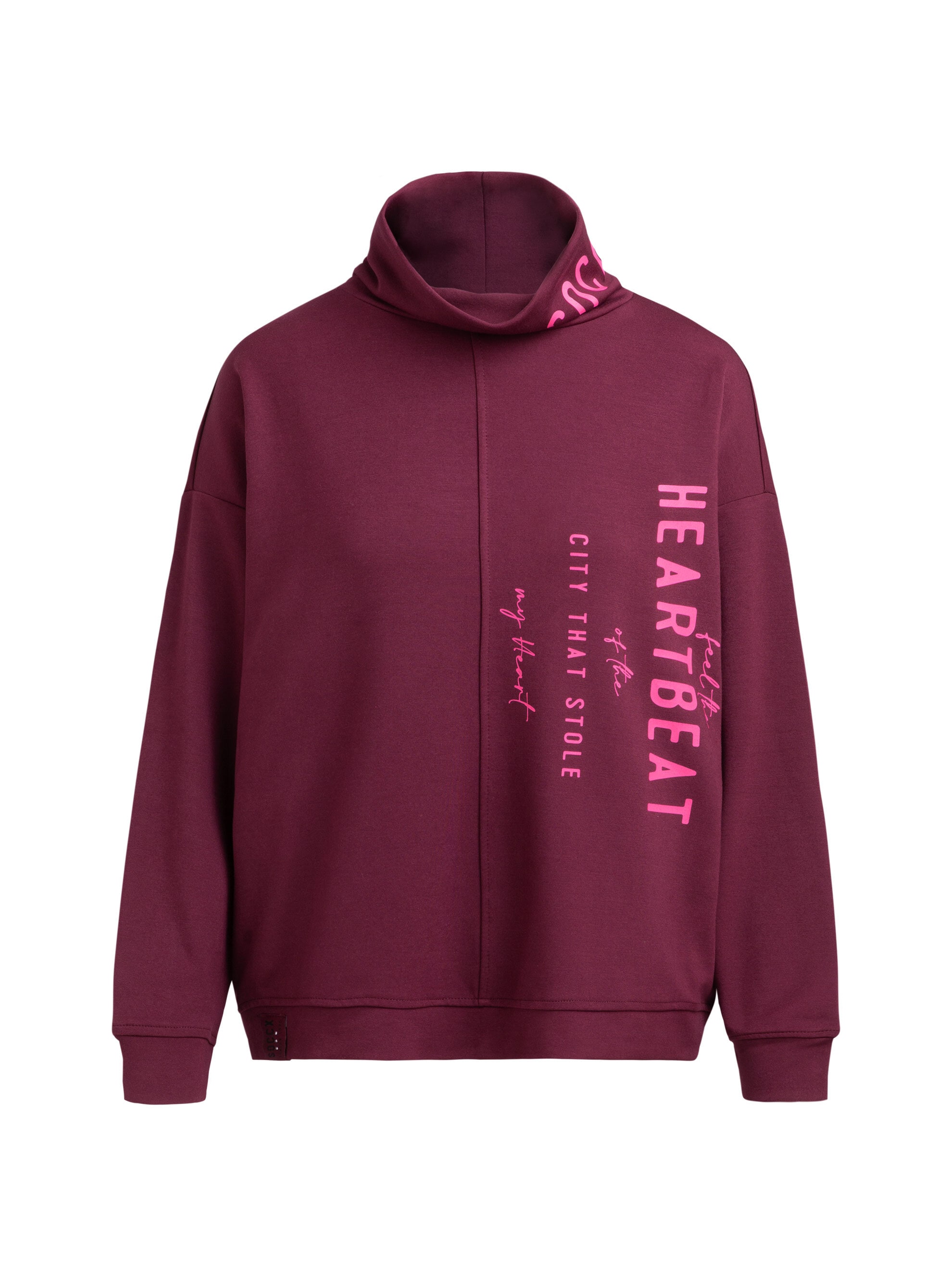 SOCCX Sweater , mit Stehkragen
