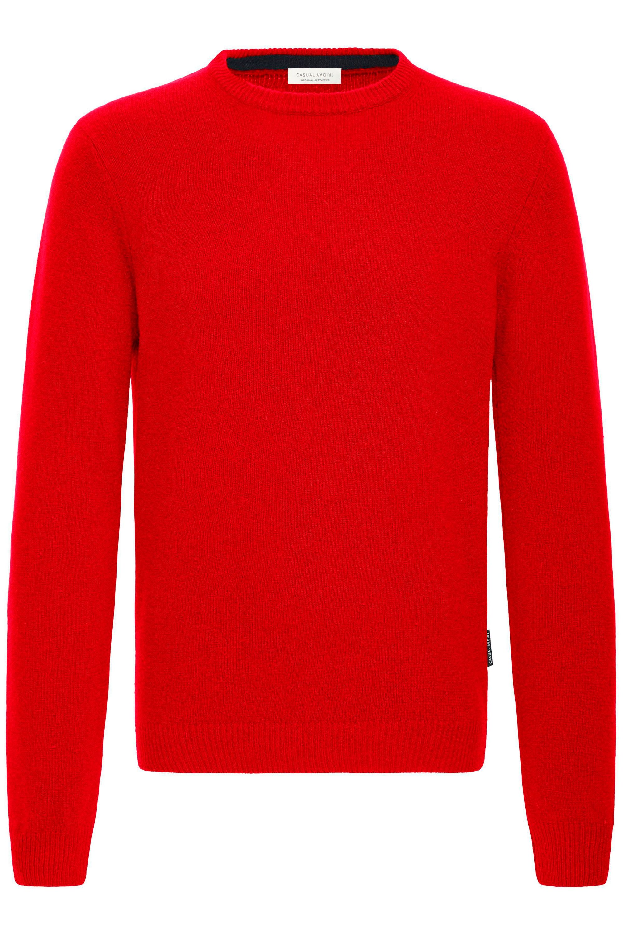 Casual Friday Strickfleece-Pullover "Strickpullover CFKarl"
