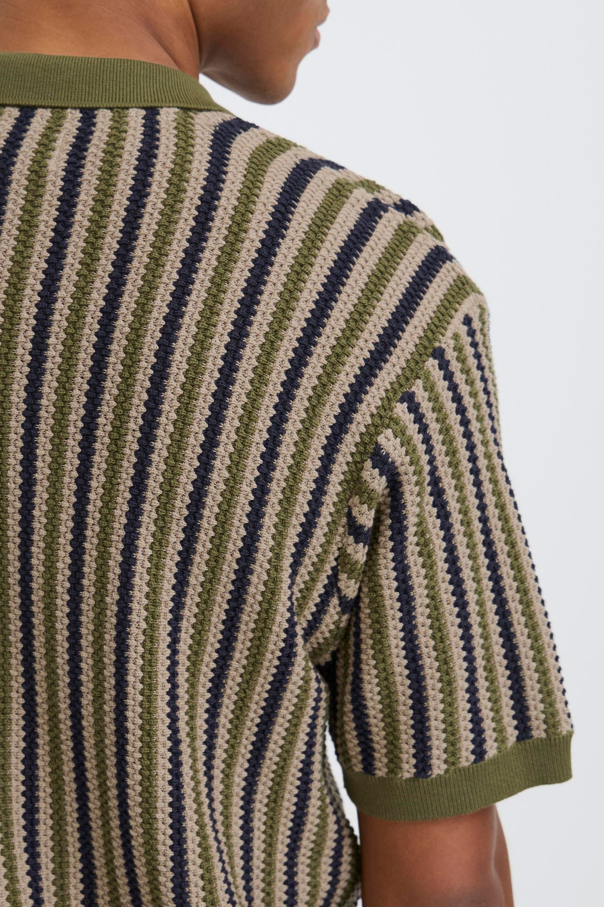 Blend Poloshirt »BHCarly« Modernes Strick-T-Shirt mit Polokragen