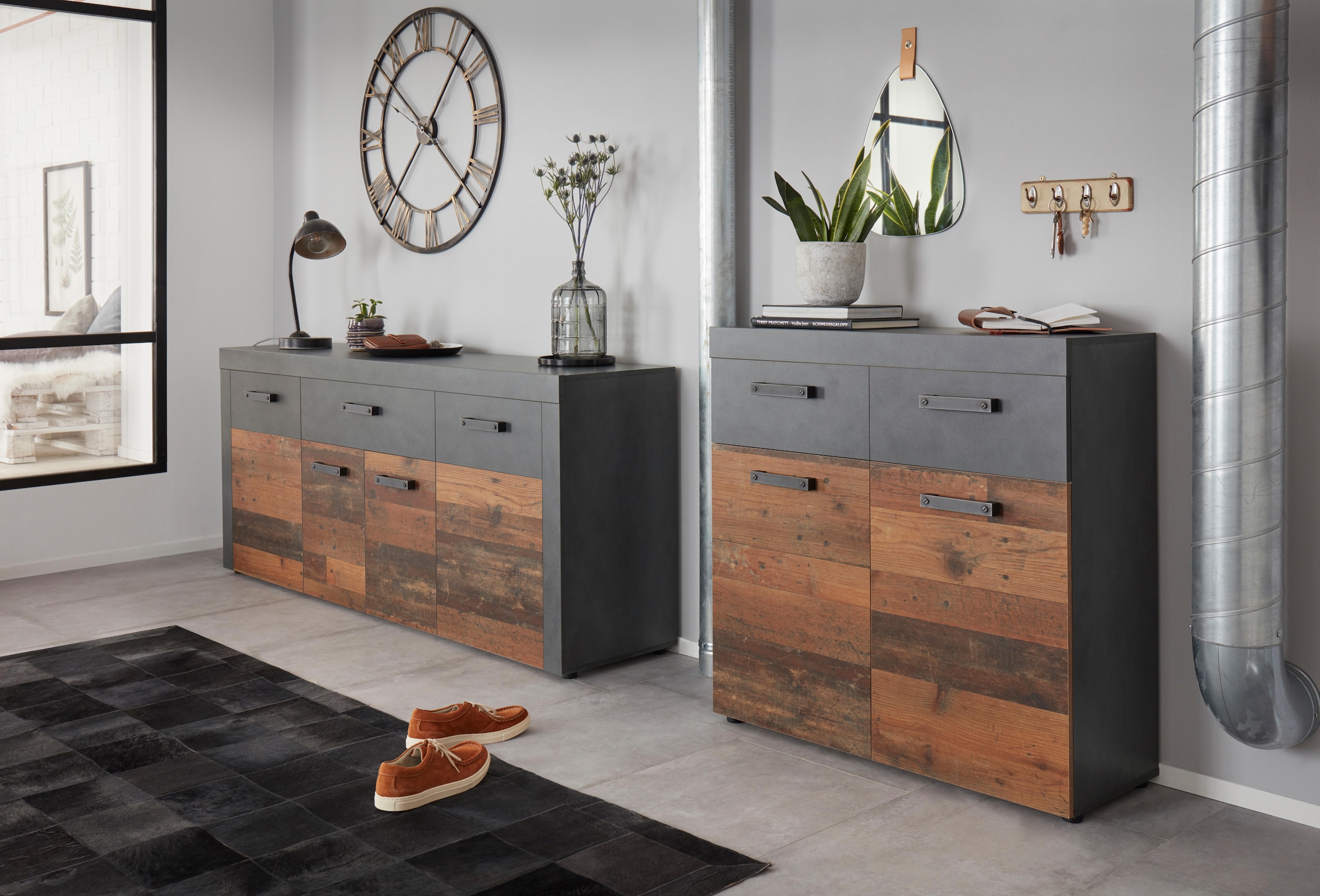 INOSIGN Sideboard »Ilana«, moderner Industrial BAUR | Style