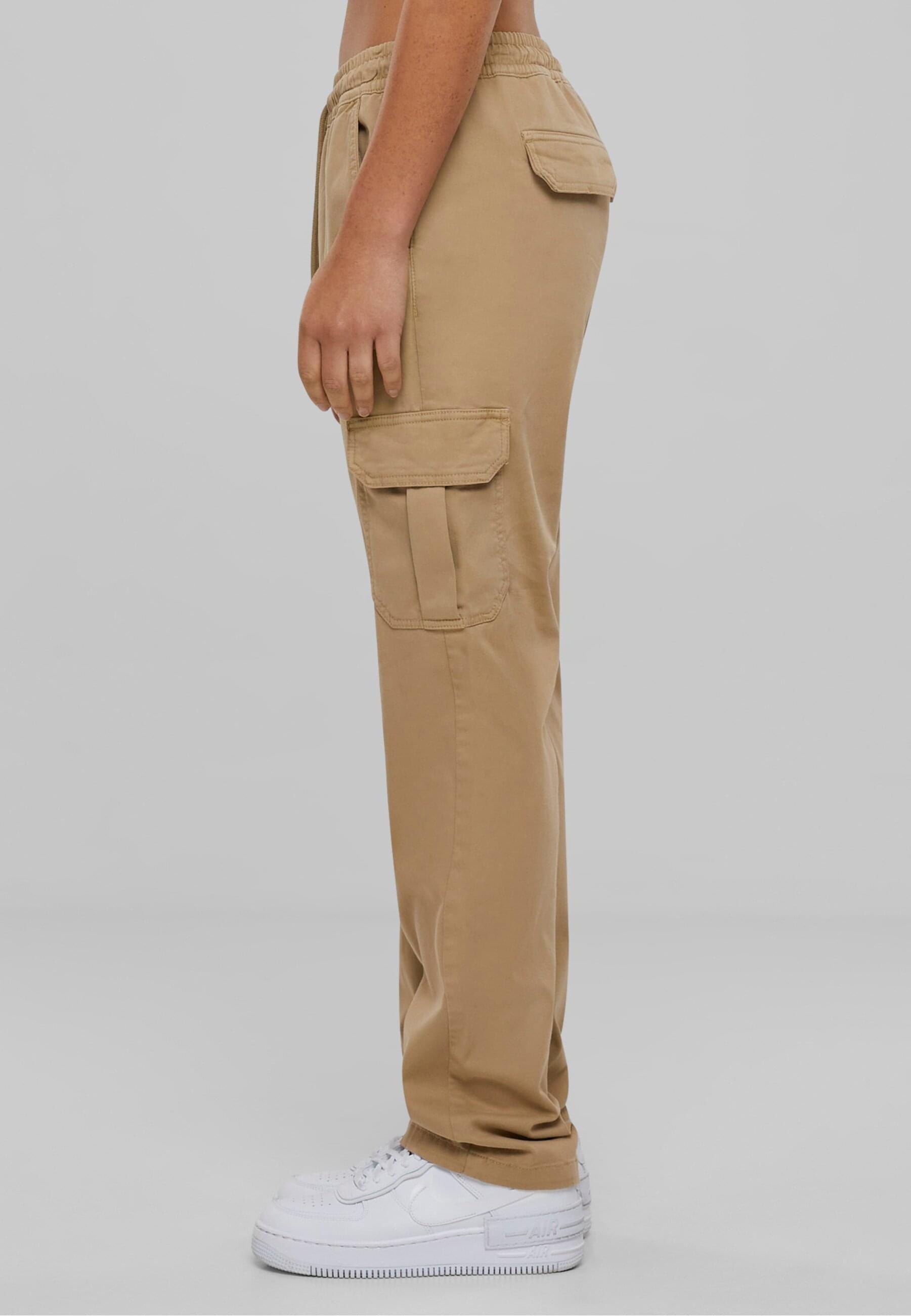 URBAN CLASSICS Cargohose »Urban Classics Damen Ladies High Waist Twill Cargo Pants«, (1 tlg.)