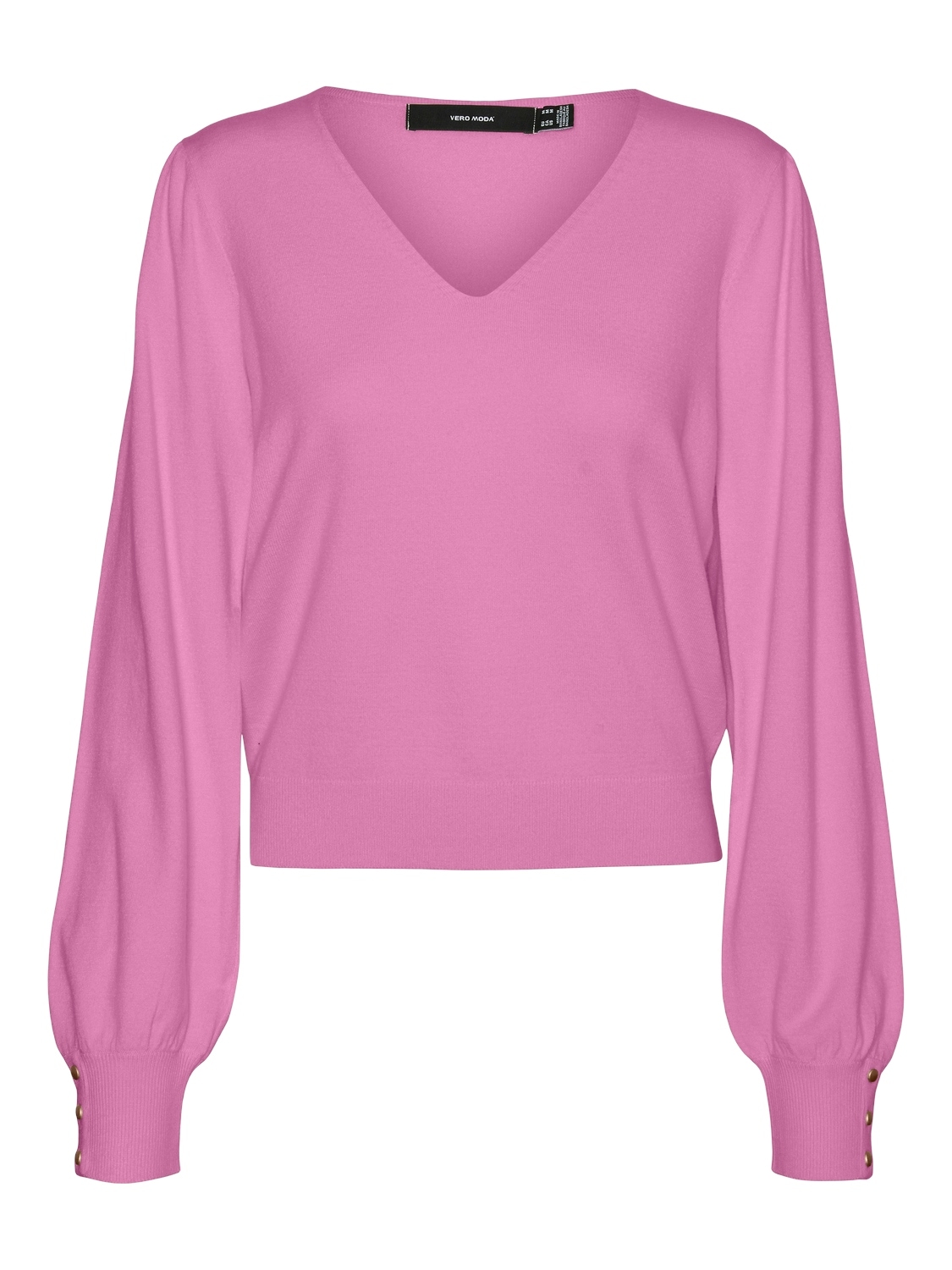 Vero Moda V-Ausschnitt-Pullover "VMHOLLYKARIS LS V-NECK PULLOVER GA BOO"