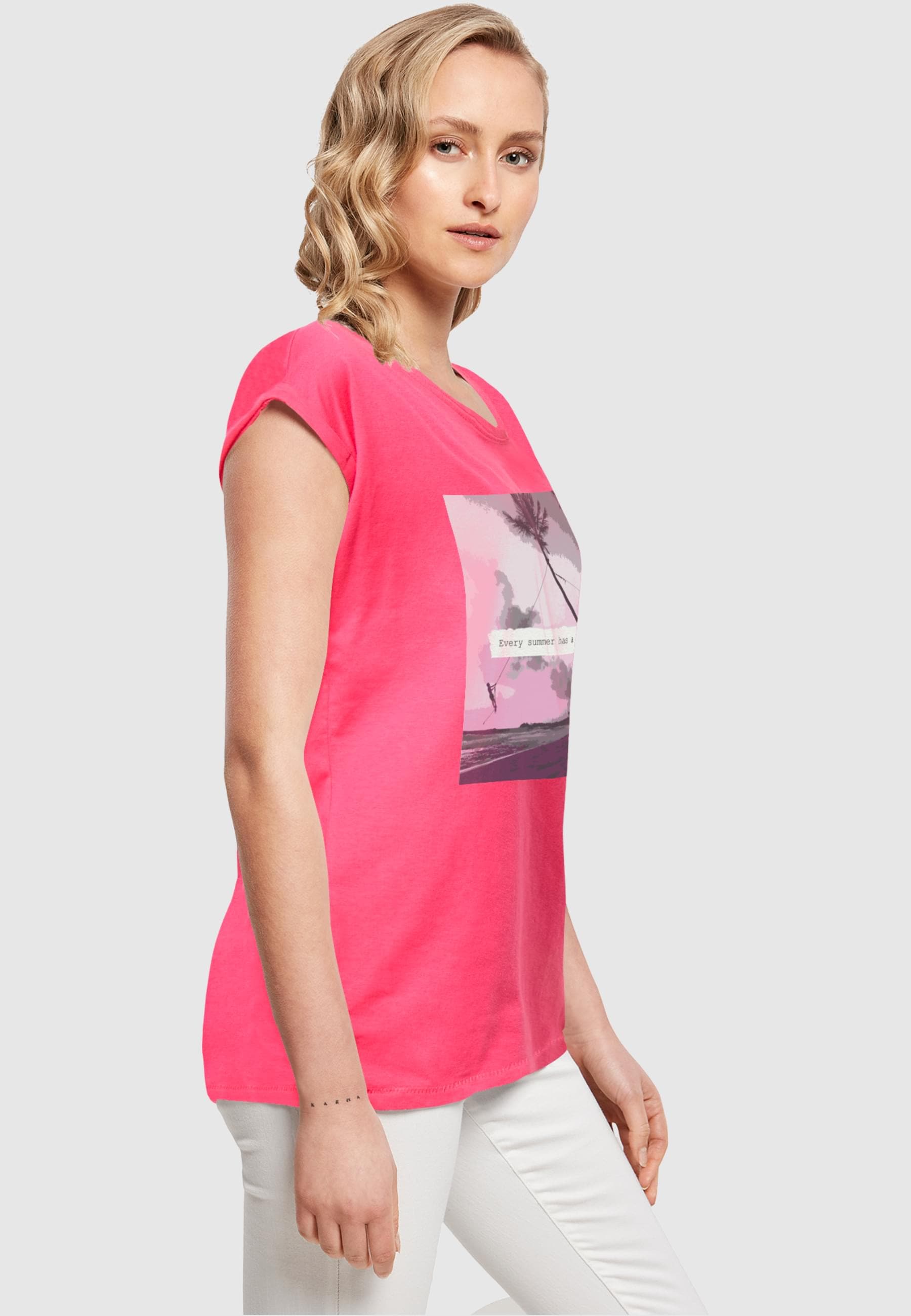 Merchcode T-Shirt »Merchcode Damen Ladies Summer - Every summer has a story T-Shirt«, (1 tlg.)