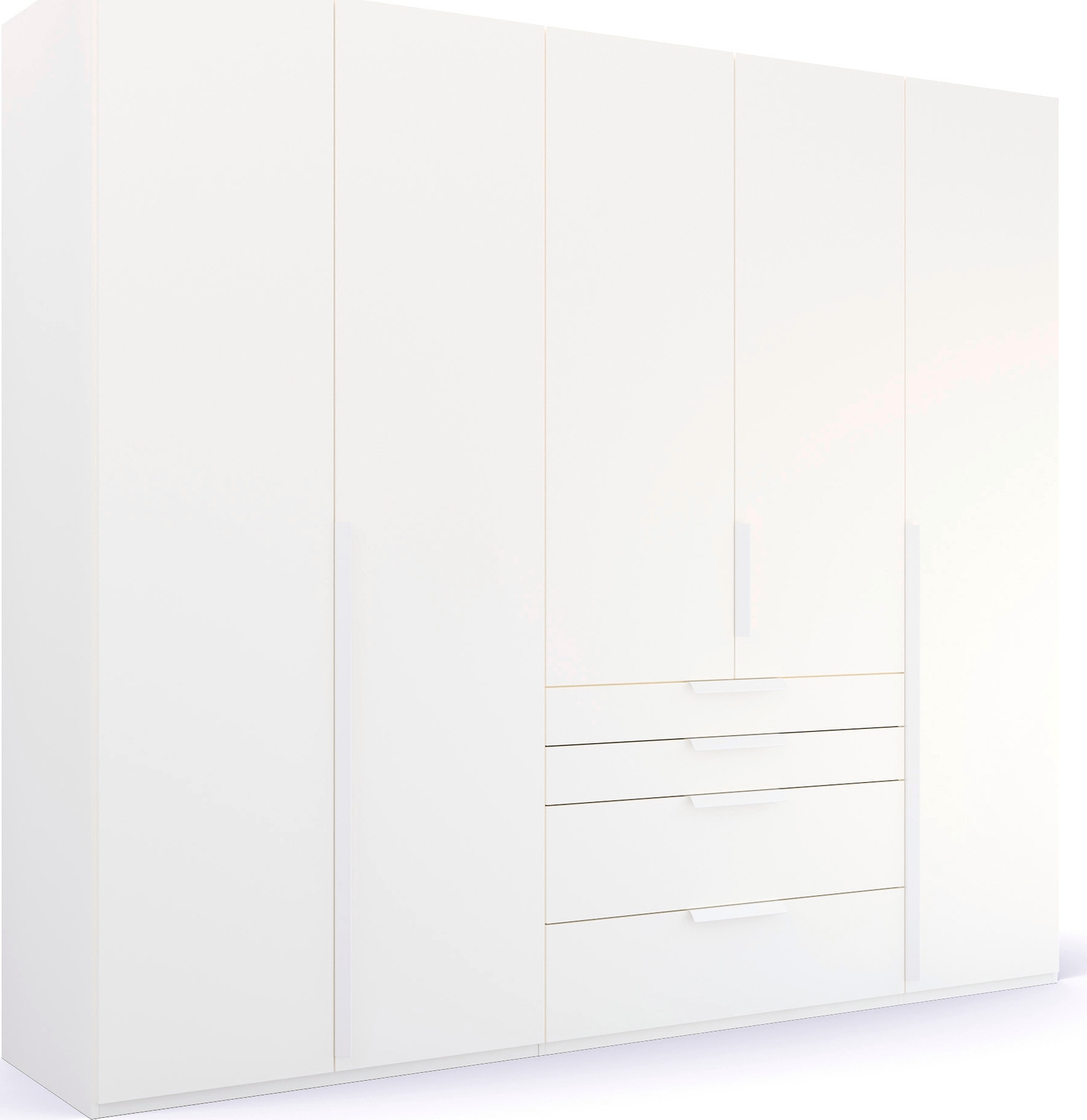 rauch Drehtürenschrank "Kleiderschrank Schrank Garderobe Wäscheschrank PURISMA" in den Breiten 151/201/251/301 cm, inkl. SOFT-CLOSE-FUNKTION, mit Schubladen und umfangreichem Zubehör MADE IN GERMANY