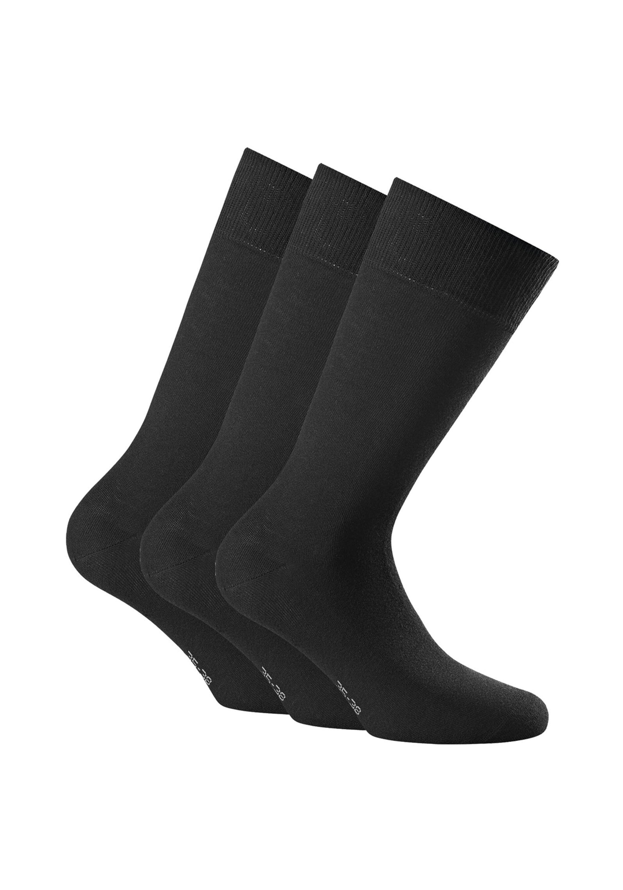 Rohner Socks Kurzsocken "Socken cotton II 3-er Pack 3er Pack" günstig online kaufen