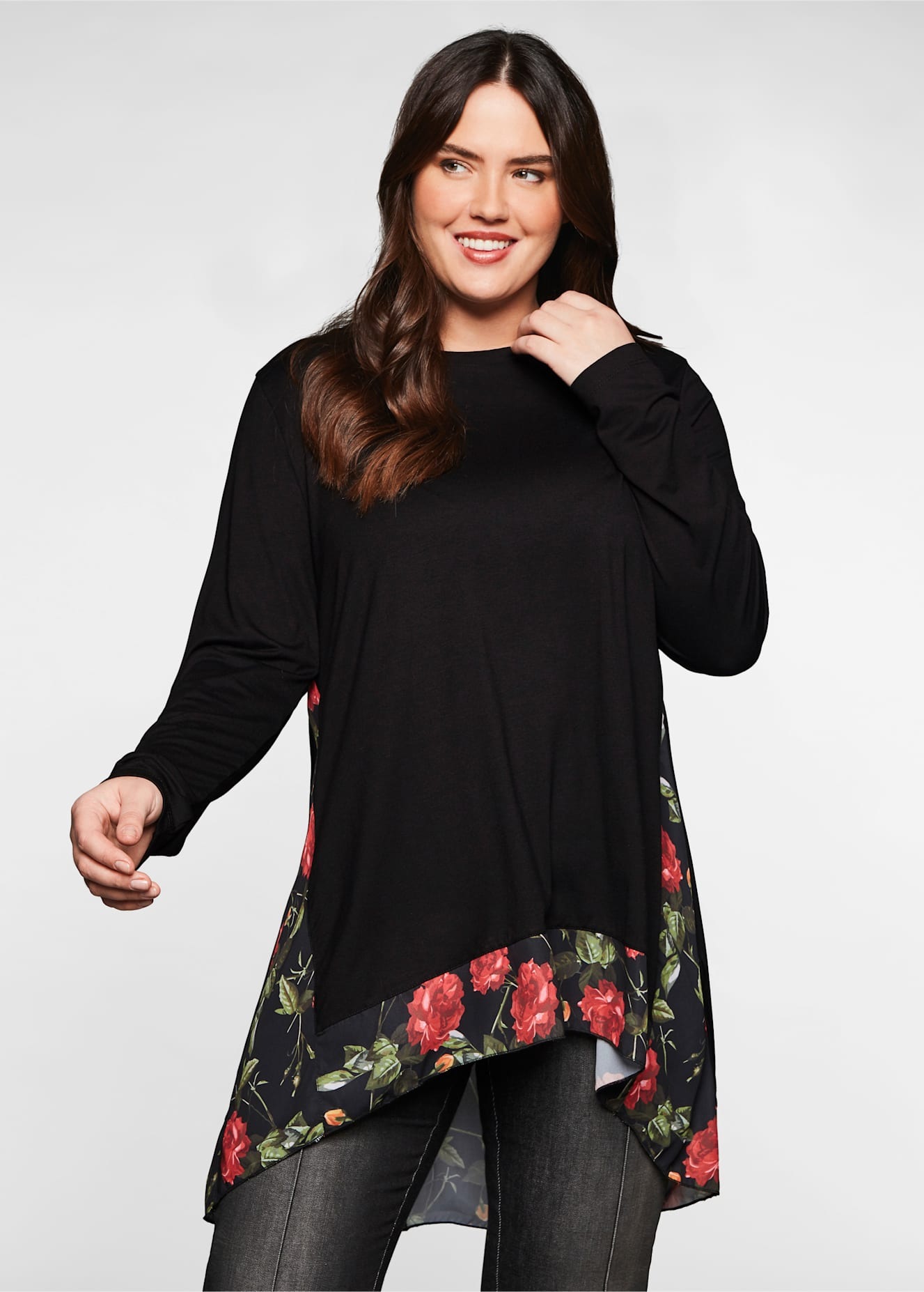 sheego by Joe Browns Longshirt "Longshirt", (1 tlg.) günstig online kaufen