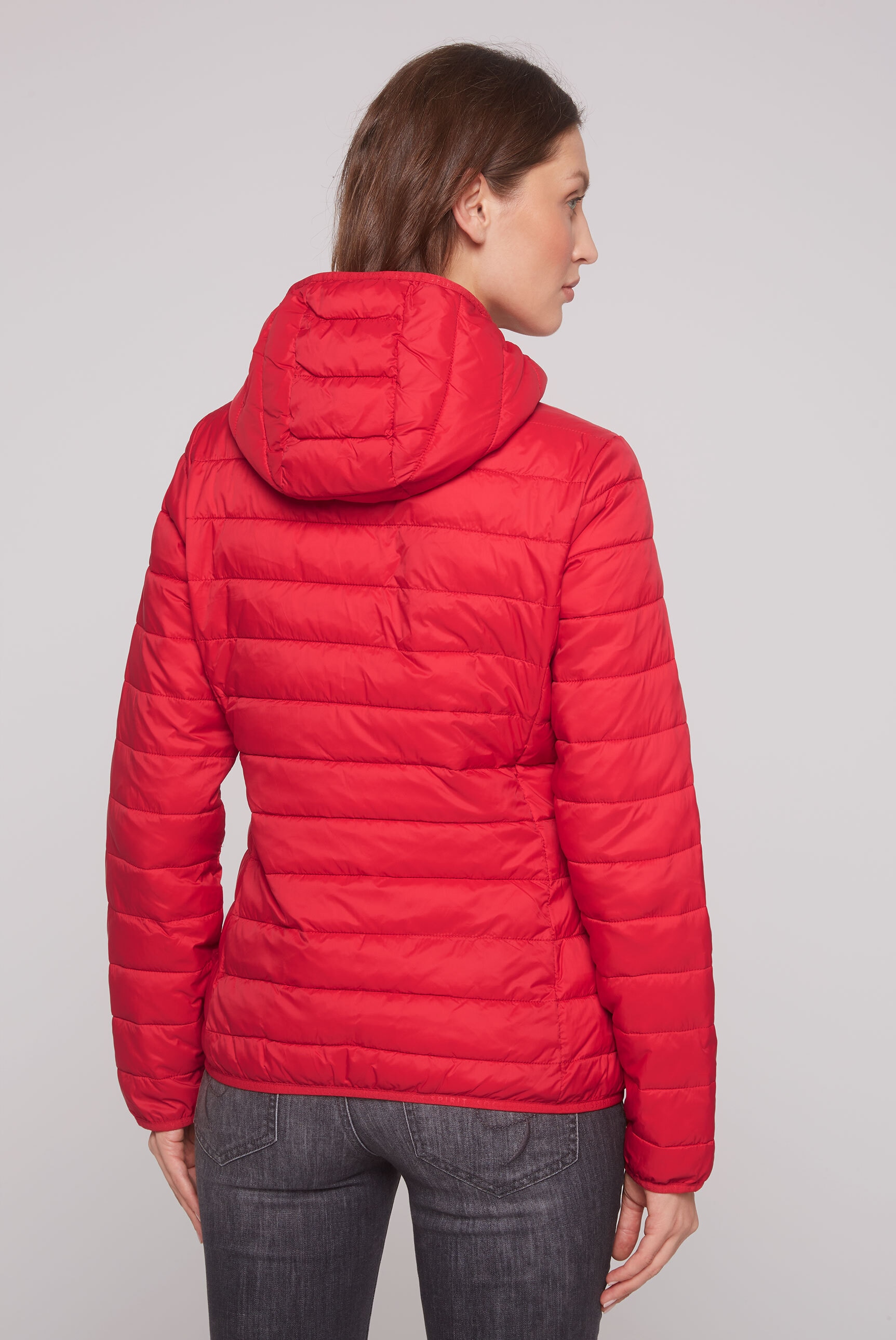 SOCCX Outdoorjacke, mit Kapuze, mit elastischem Saumabschluss