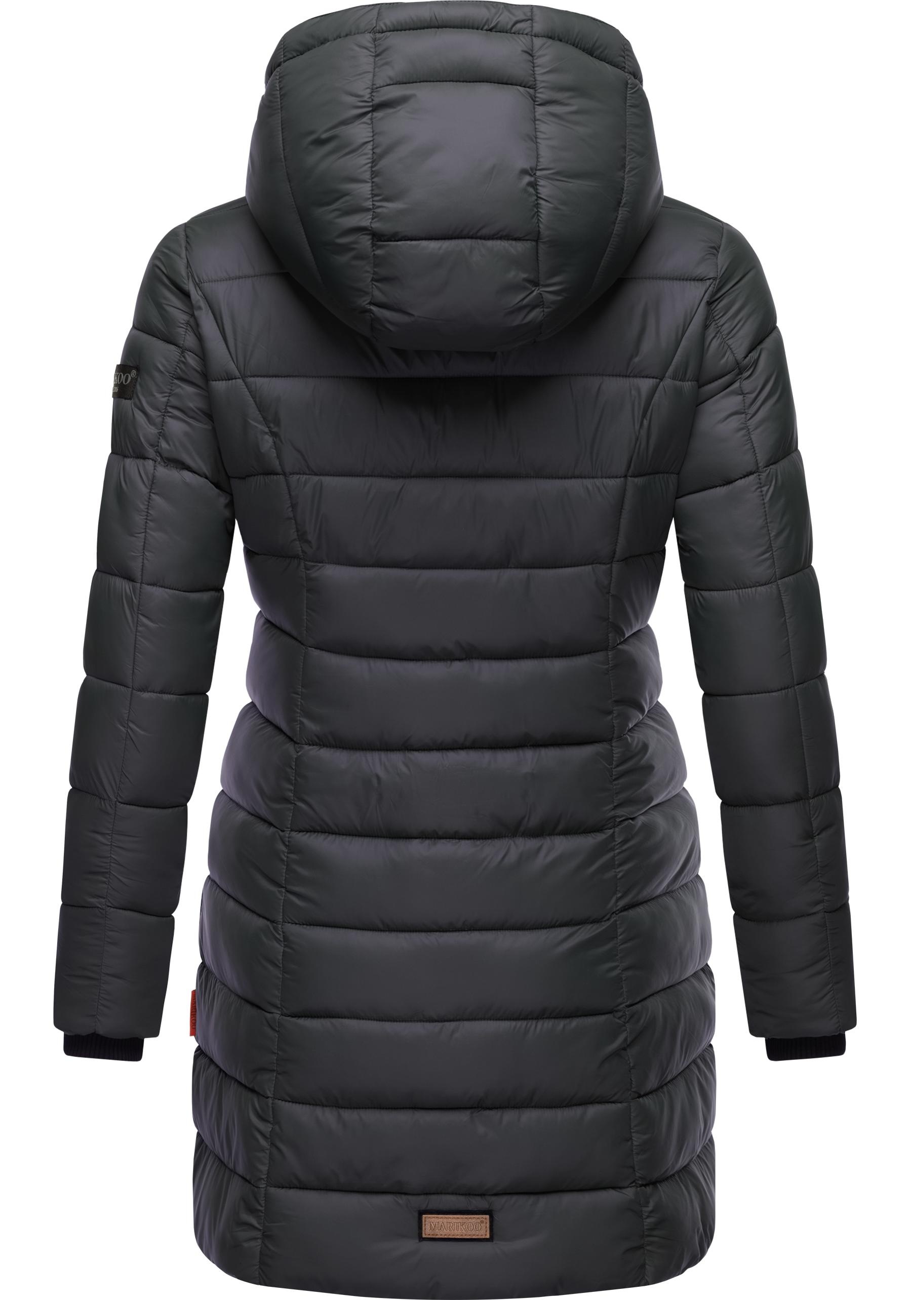 Marikoo Steppmantel »Abendsternchen« zeitloser Wintermantel mit schmaler Steppung