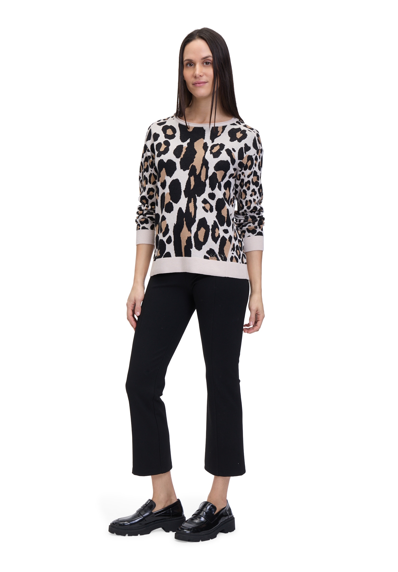 Betty Barclay Strickpullover »Betty Barclay Feinstrickpullover mit Jacquard«, (1 tlg.), Jacquard