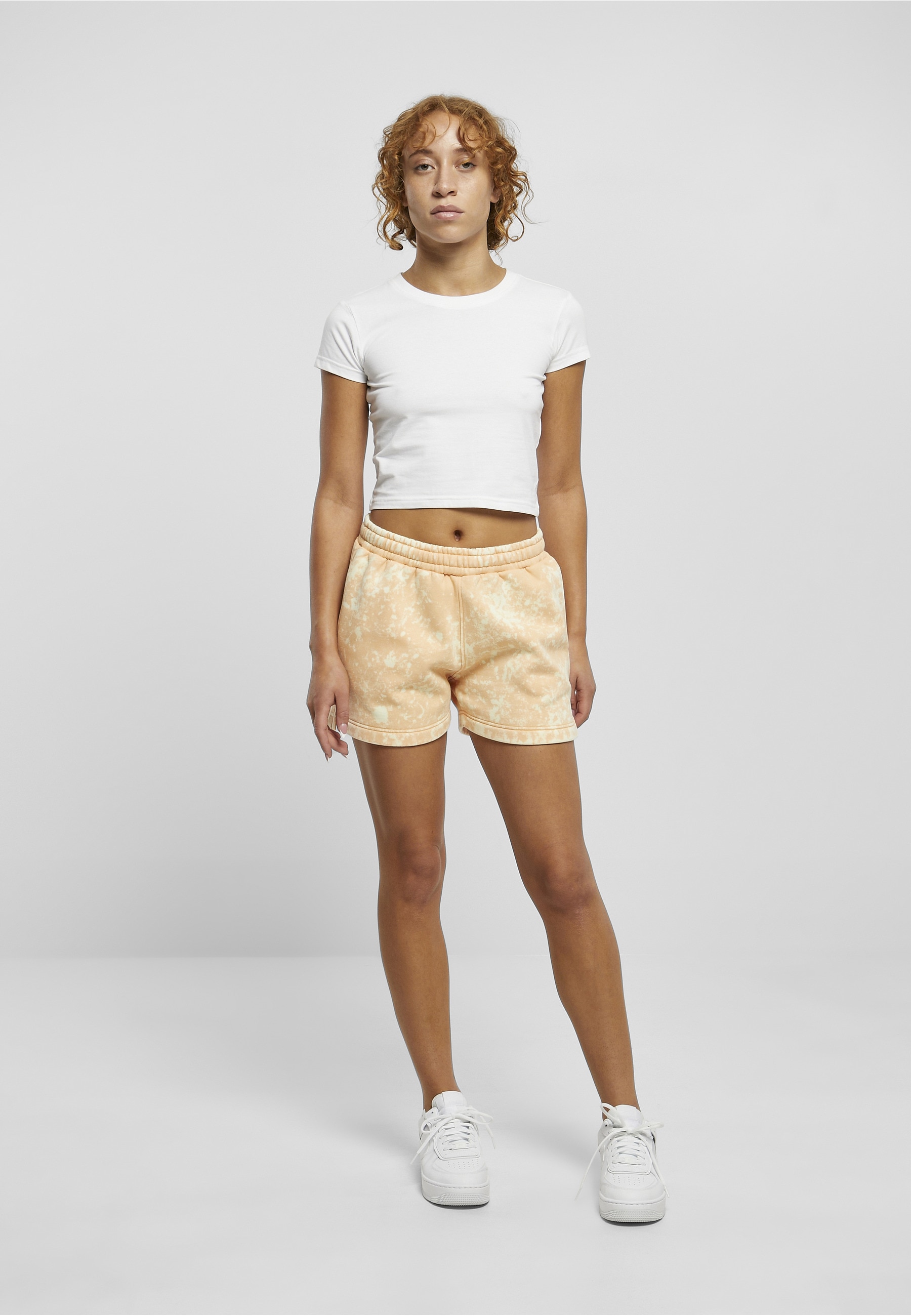 URBAN CLASSICS Sweatshorts »Urban Classics Damen Ladies Towel Washed Sweat Shorts«