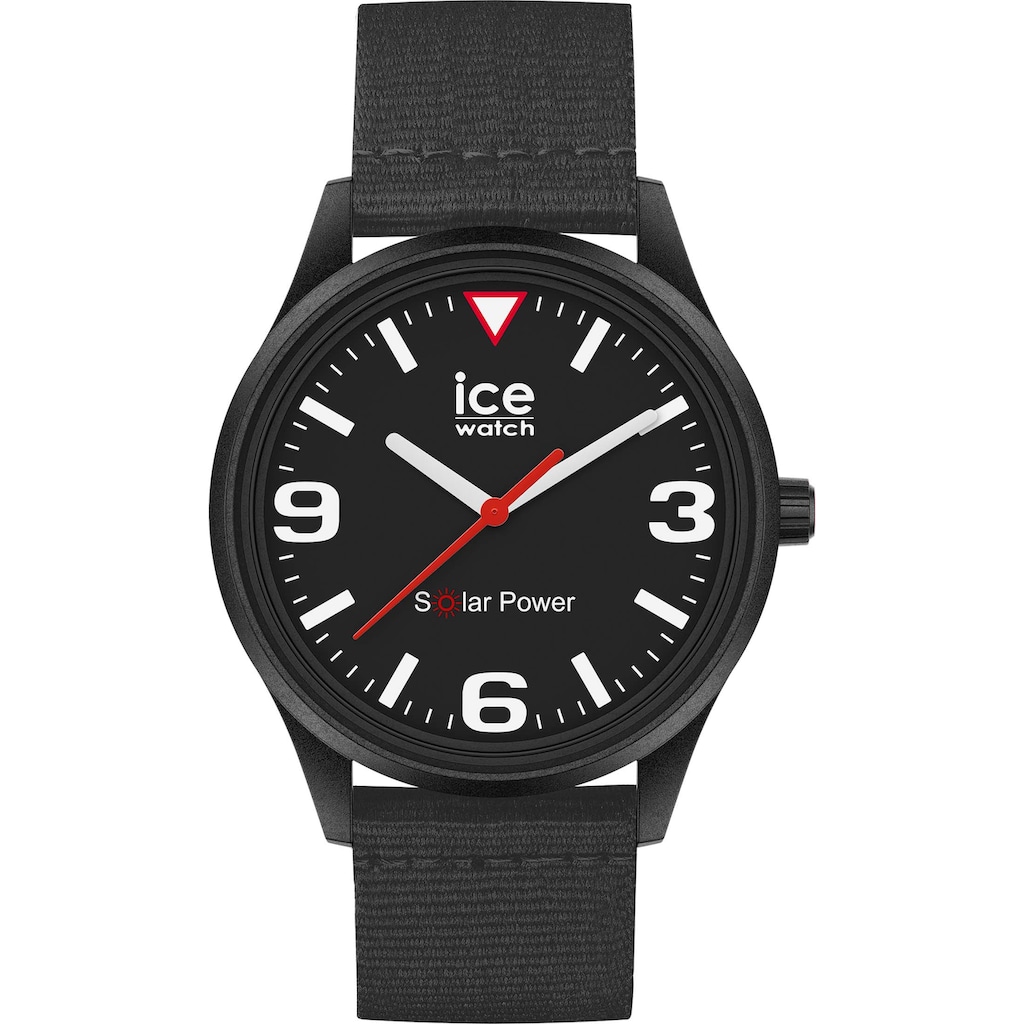 ice-watch Solaruhr »ICE solar power Black tide M, 020058«