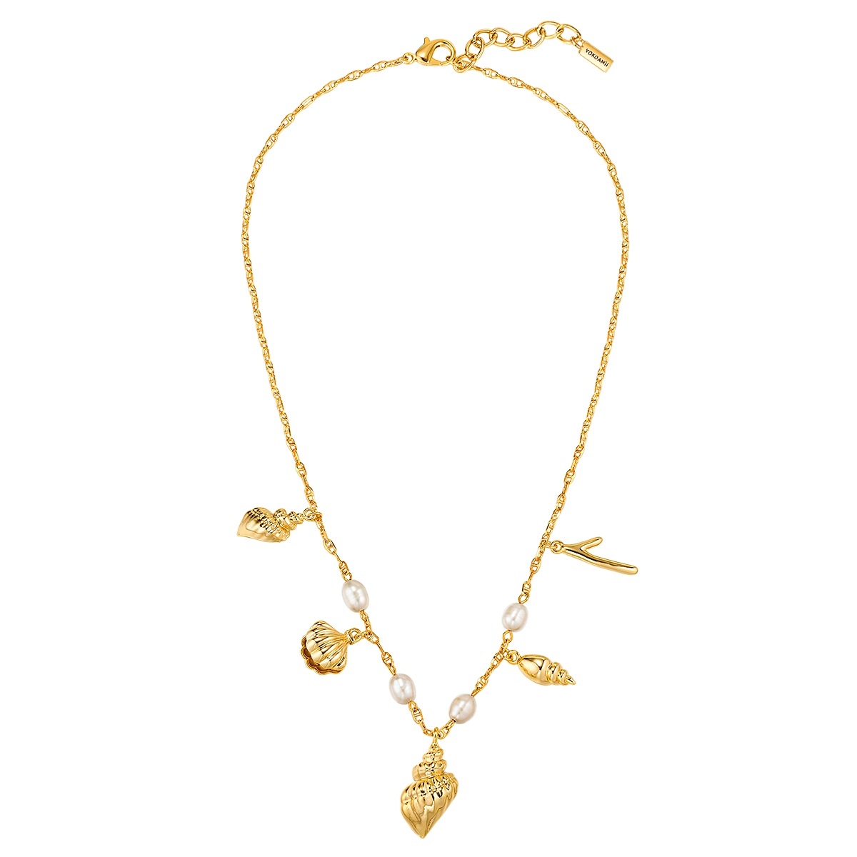 Yokoamii Kette mit Anhänger »Y110« mit Perle