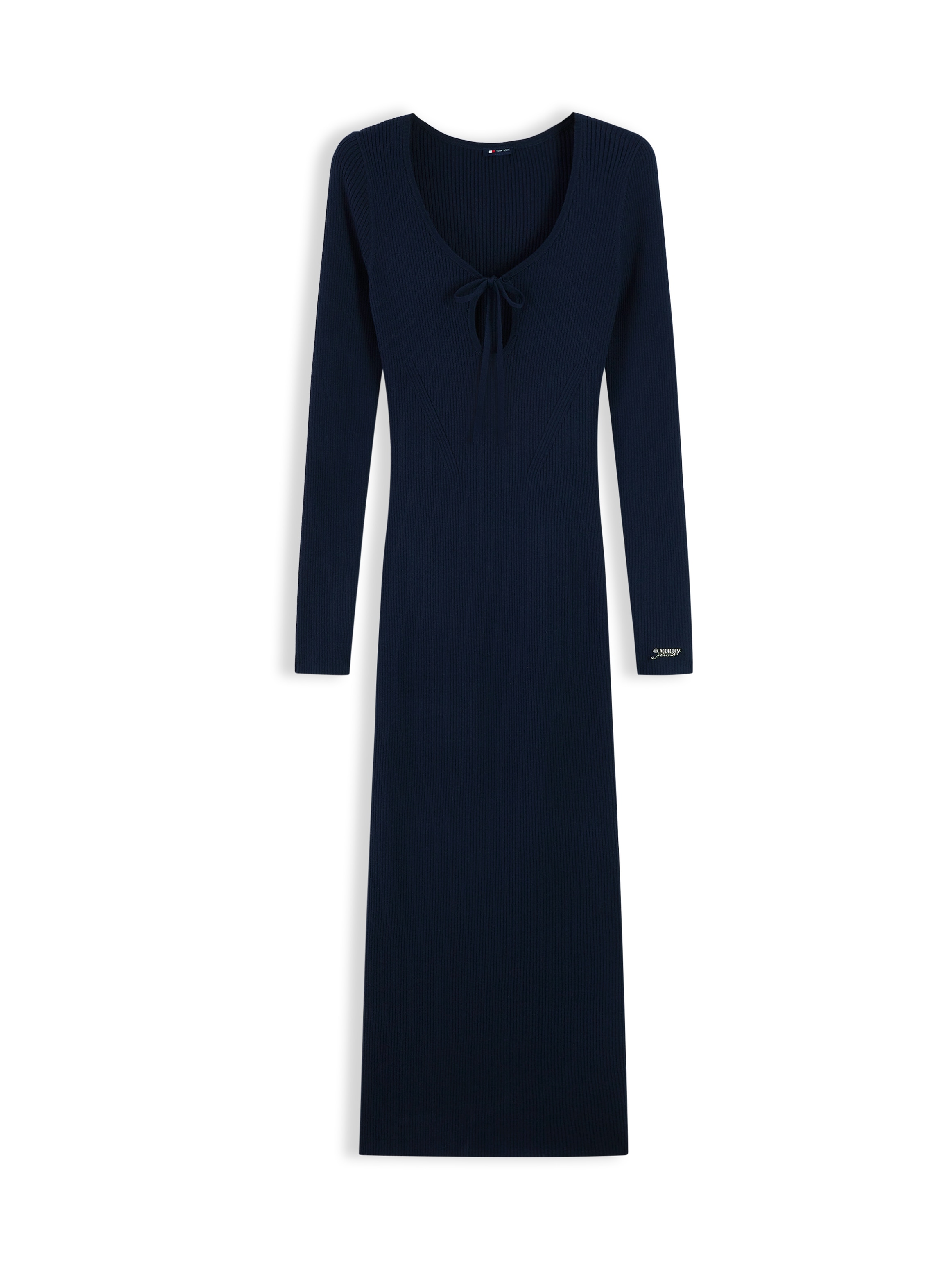 Tommy Jeans Jerseykleid »TJW MIDI SCRIPT SWEATER DRESS« Baumwollmischung