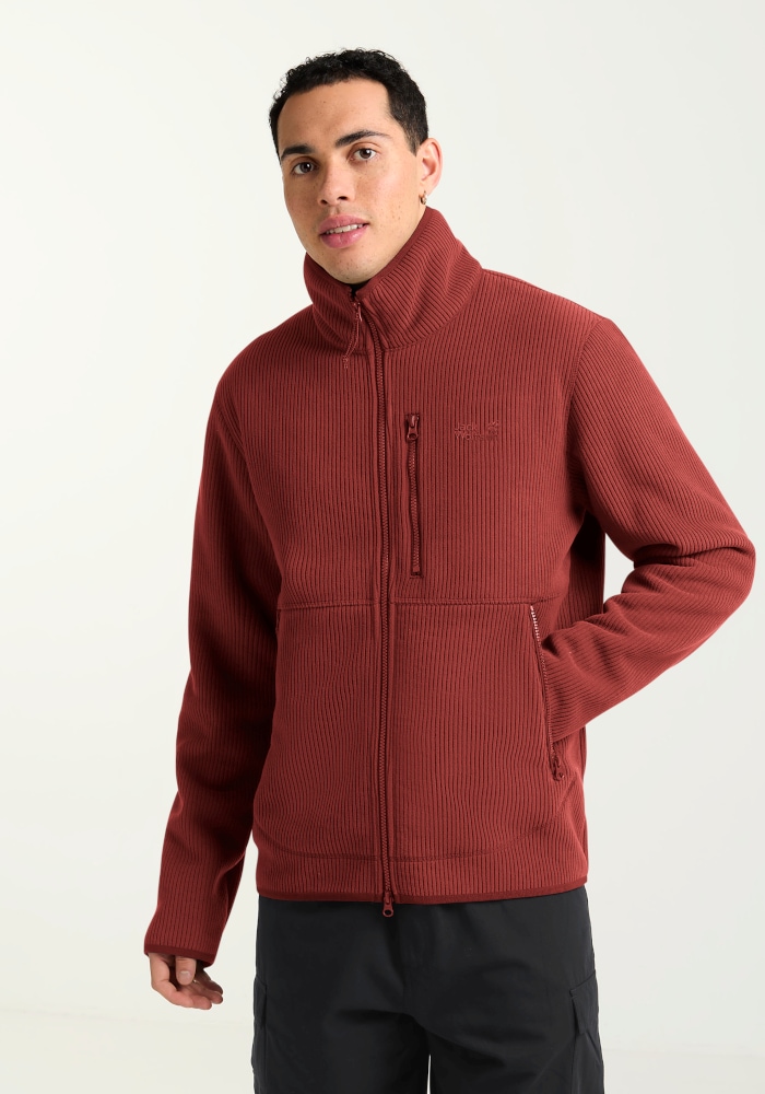 Jack Wolfskin Fleecejacke "LAKE RIDGE JKT M" Fleecejacke, weich, wärmend
