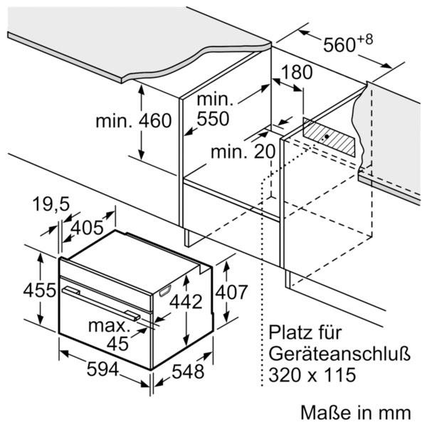 SIEMENS Backofen mit Mikrowelle »CM633GBS1«, CM633GBS1