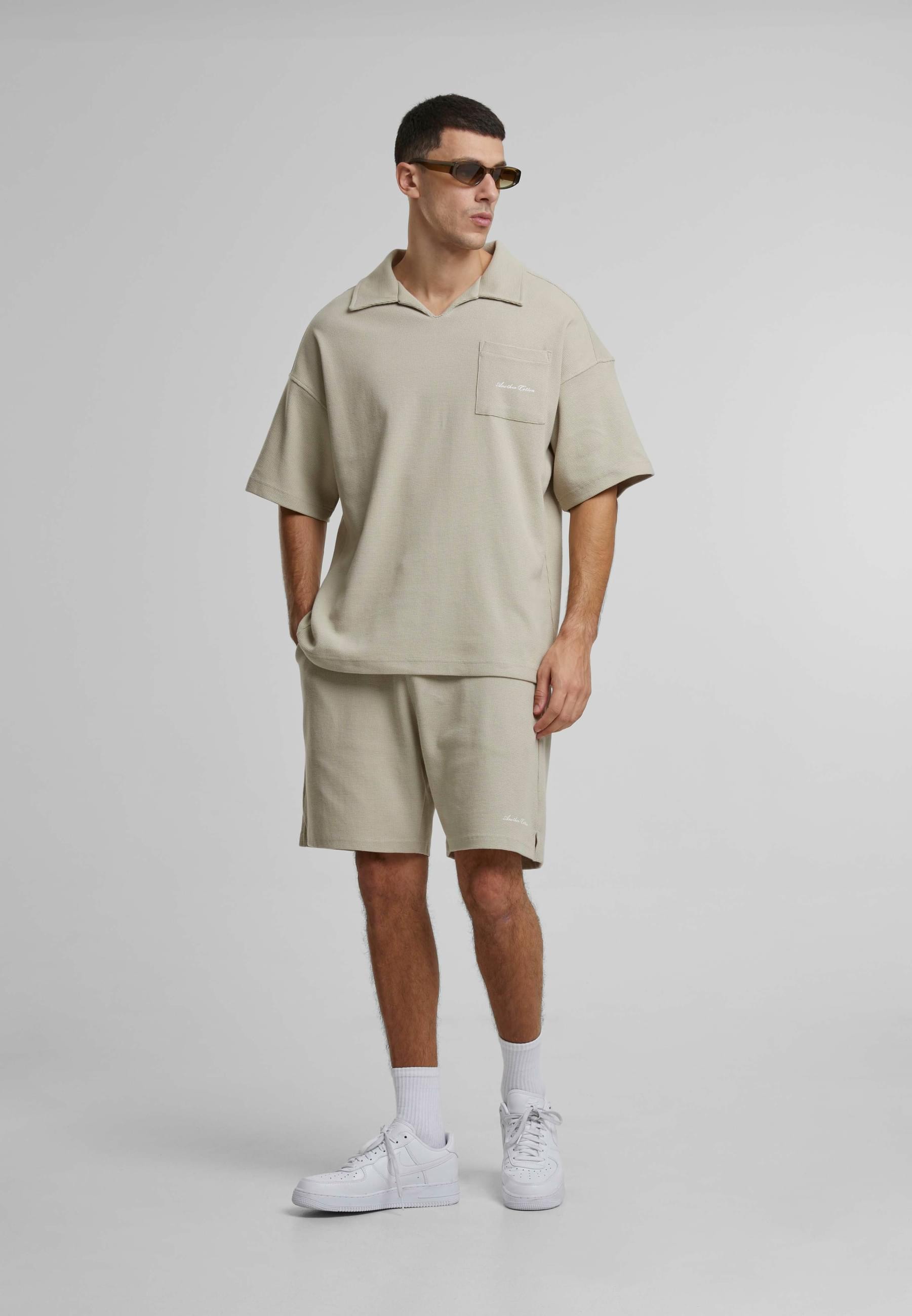 Another Cotton Lab Poloshirt »Another Cotton Lab Another Waffle Oversized Polo Shirt«, (1 tlg.)