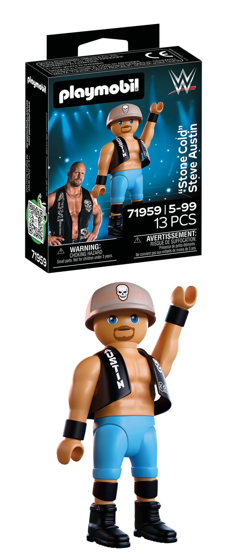 Playmobil® Konstruktions-Spielset »WWE "Stone Cold" Steve Austin (71959), WWE« Made in Europe